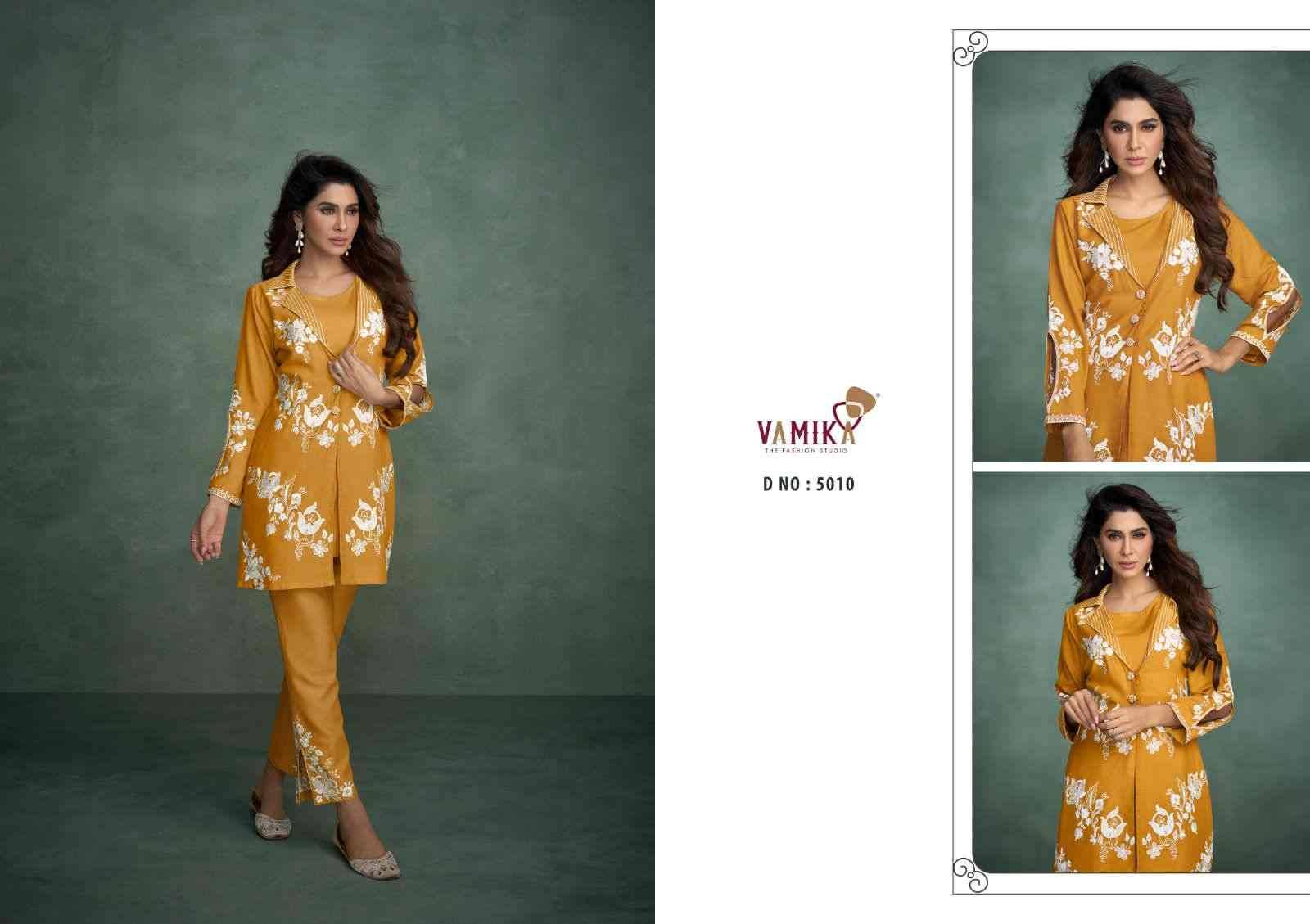 Veera Vol-2 By Vamika 5007 To 5012 Series Designer Stylish Fancy Colorful Beautiful Party Wear & Ethnic Wear Collection Heavy Rayon Tops With Bottom At Wholesale Price