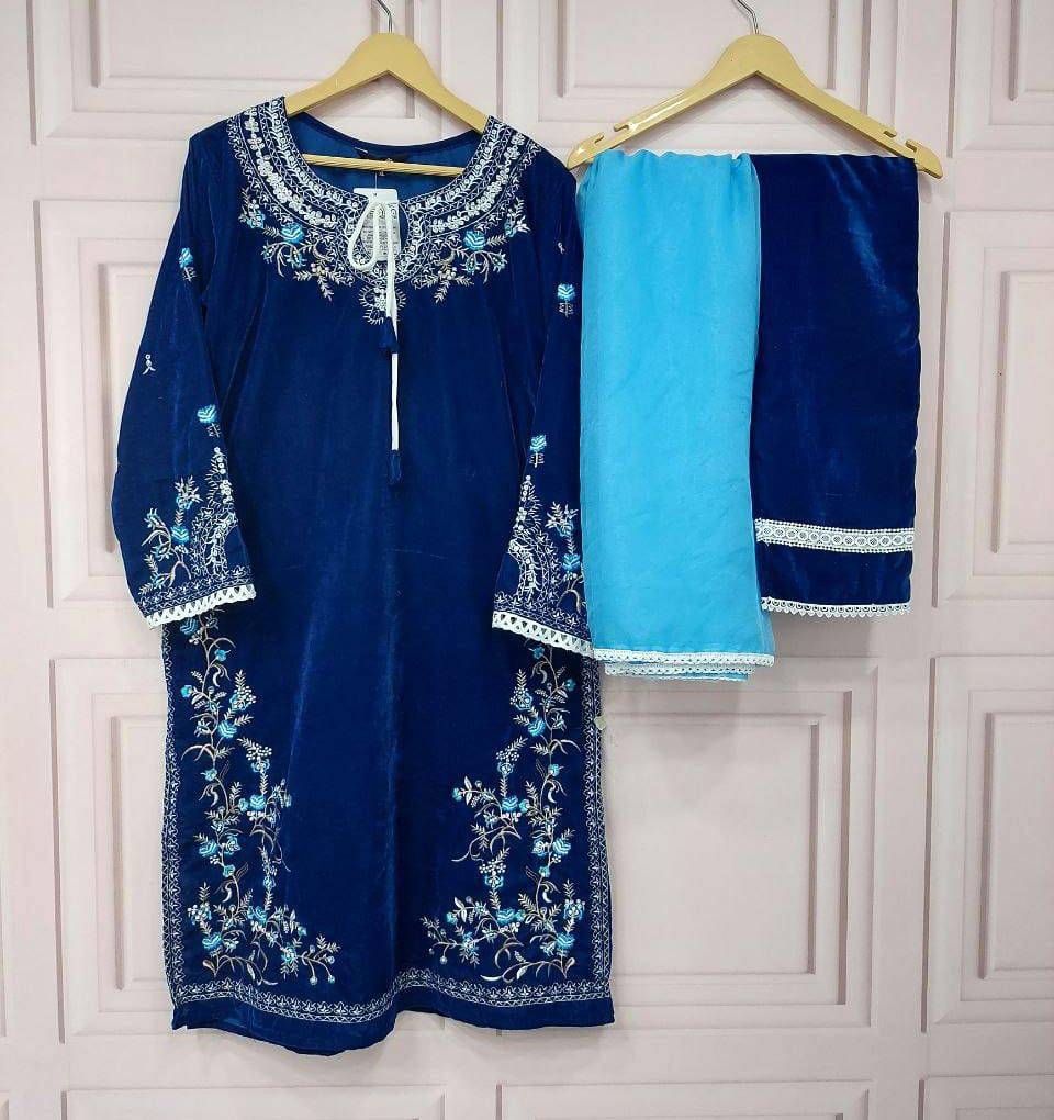 Safa 1160 Colours By Safa Fashion 1160-A To 1160-C Series Pakistani Suits Collection Beautiful Stylish Fancy Colorful Party Wear & Occasional Wear Heavy Velvet Embroidered Dresses At Wholesale Price