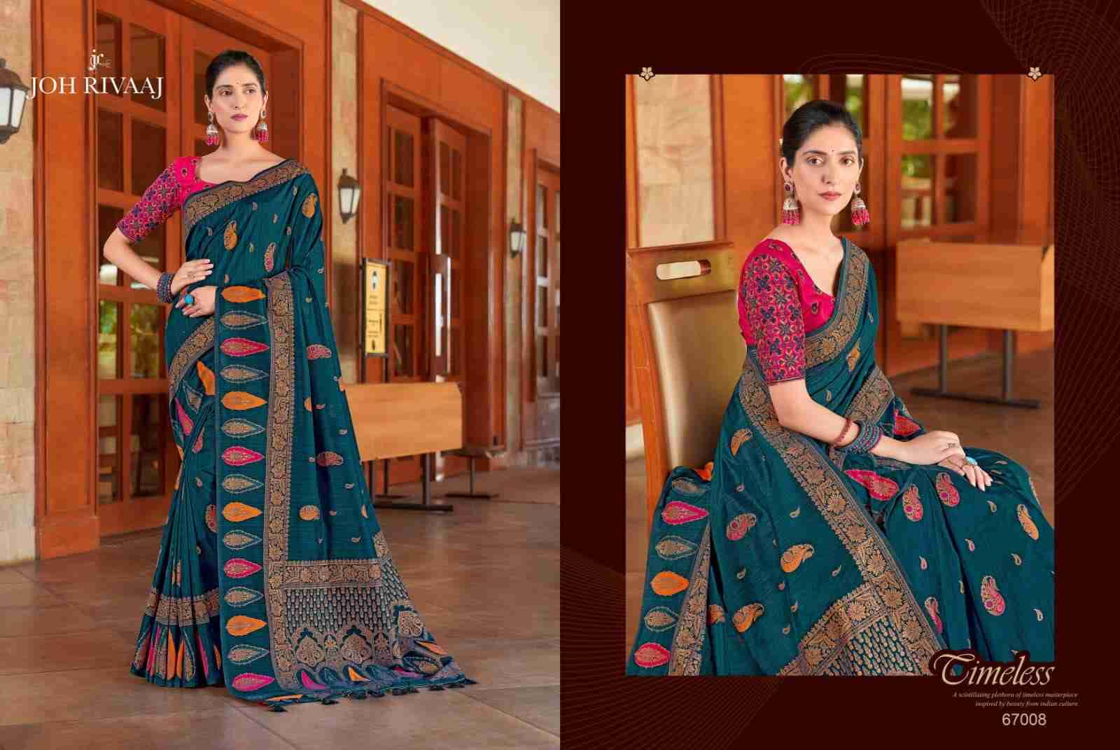 Jahida By Joh Rivaaj 67001 To 67009 Series Indian Traditional Wear Collection Beautiful Stylish Fancy Colorful Party Wear & Occasional Wear Silk Sarees At Wholesale Price