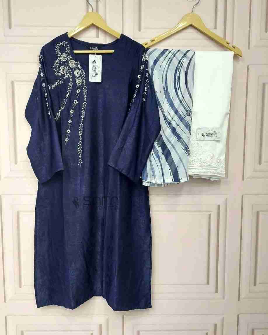 Safa 1163 Colours By Safa Fashion 1163-A To 1163-C Series Pakistani Suits Collection Beautiful Stylish Fancy Colorful Party Wear & Occasional Wear Heavy Fancy Embroidered Dresses At Wholesale Price