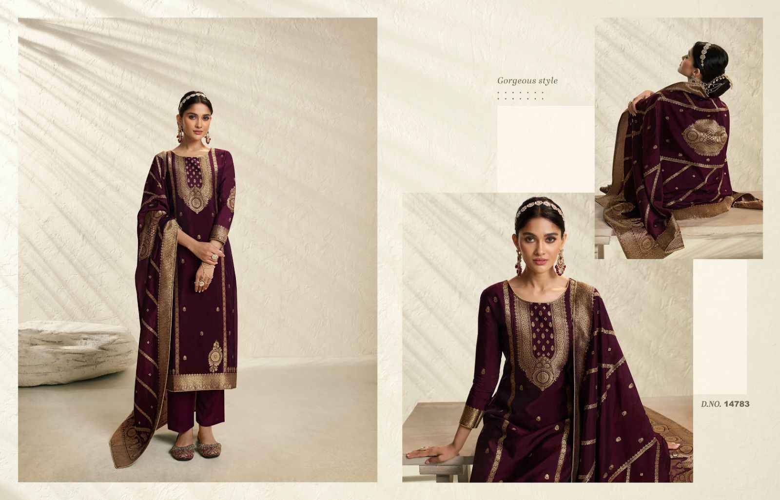 Silky Vol-3 By Zisa 14781 To 14786 Series Beautiful Fetsive Suits Stylish Fancy Colorful Casual Wear & Ethnic Wear Bemberg Silk Jacquard Dresses At Wholesale Price