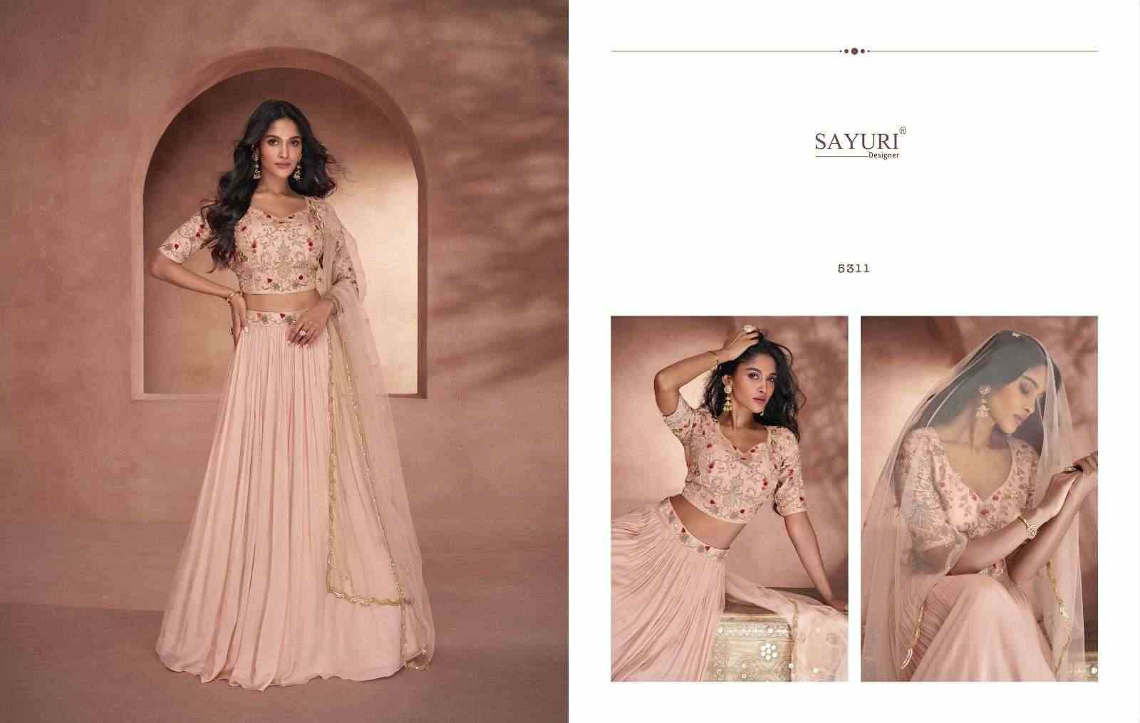 Shehnaai By Sayuri 5310 To 5312 Series Designer Beautiful Festive Collection Occasional Wear & Party Wear Pure Silk Embroidered Lehengas At Wholesale Price