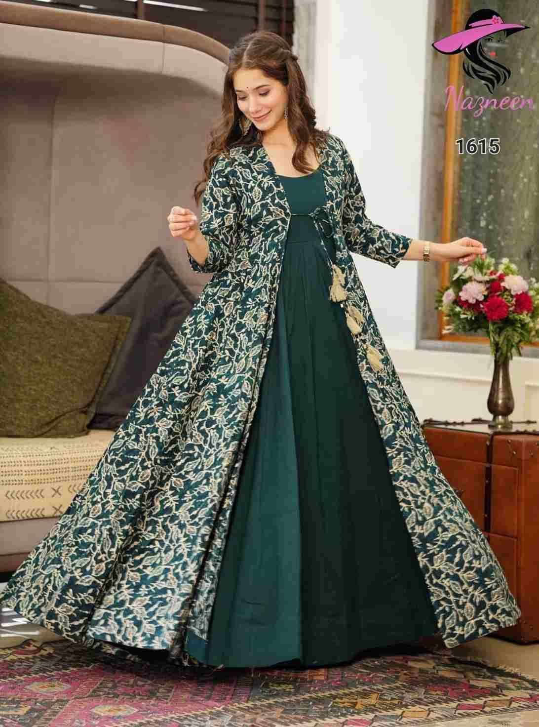 Nuqat By Nazneen 1615 To 1619 Series Beautiful Festive Suits Colorful Stylish Fancy Casual Wear & Ethnic Wear Pure Muslin Dresses At Wholesale Price