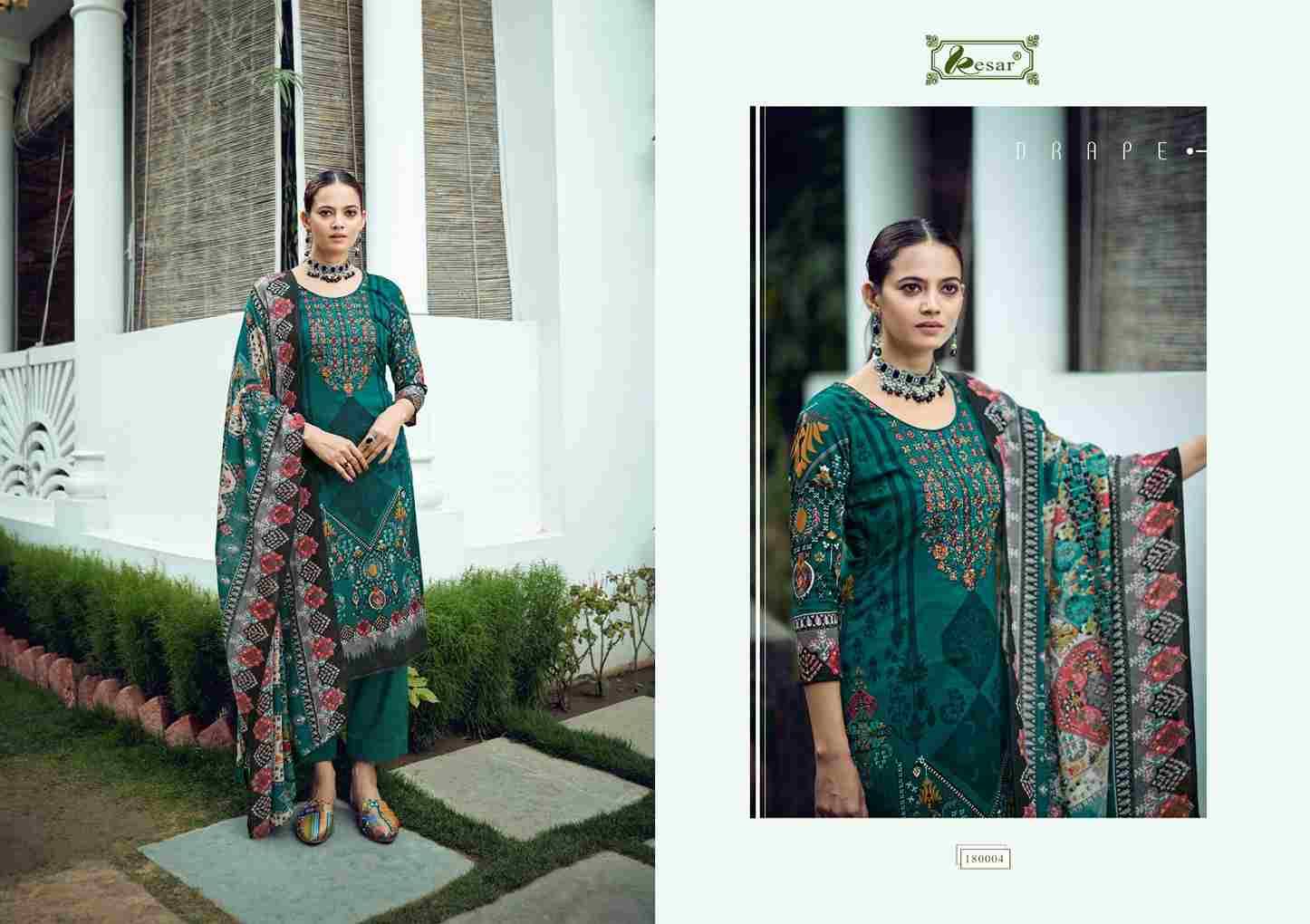 Selena By Kesar 180001 To 180006 Series Beautiful Festive Suits Stylish Fancy Colorful Party Wear & Occasional Wear Pure Lawn Cotton Dresses At Wholesale Price
