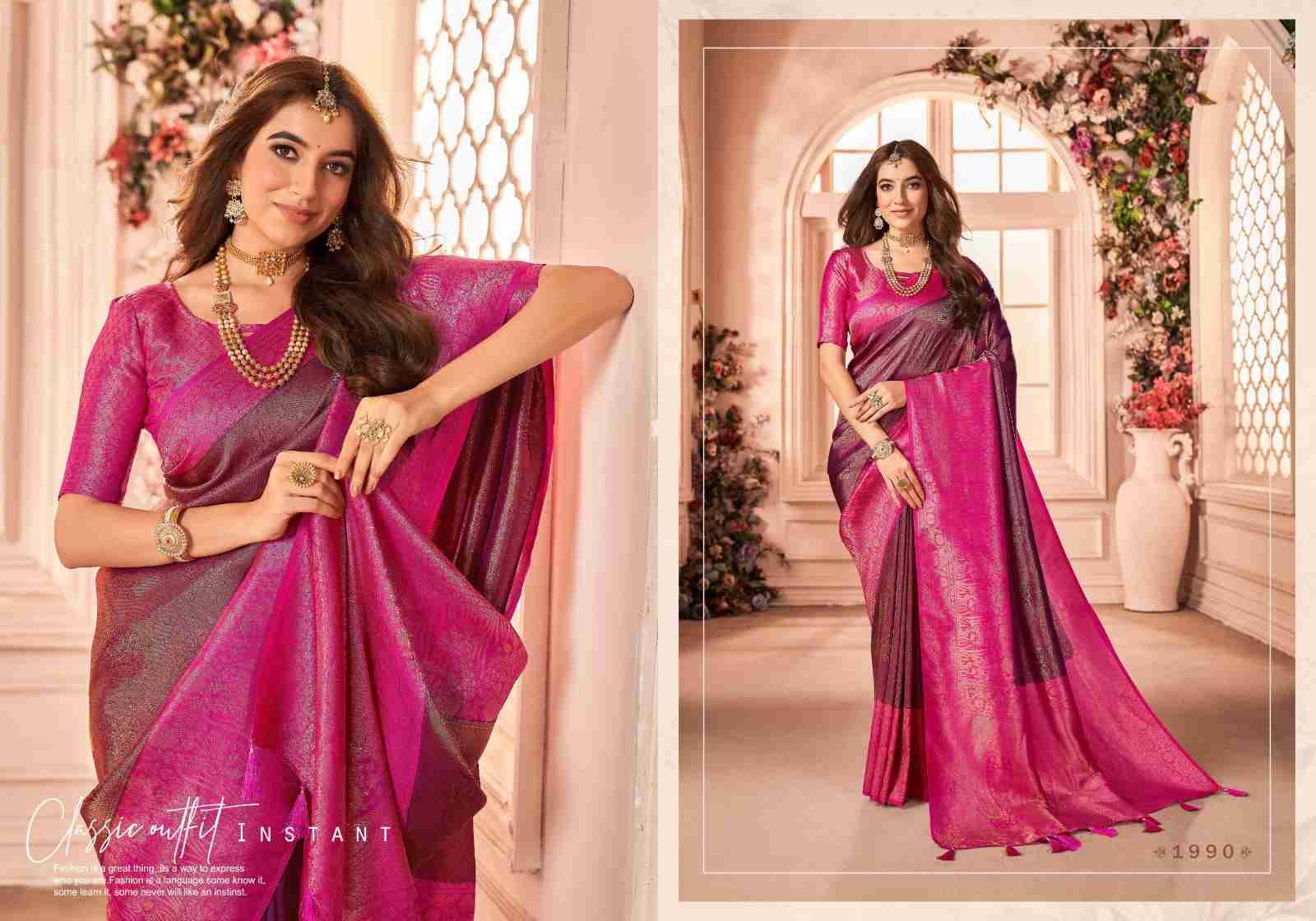 Panache Vol-5 By Panache 1981 To 1990 Series Indian Traditional Wear Collection Beautiful Stylish Fancy Colorful Party Wear & Occasional Wear Silk Sarees At Wholesale Price