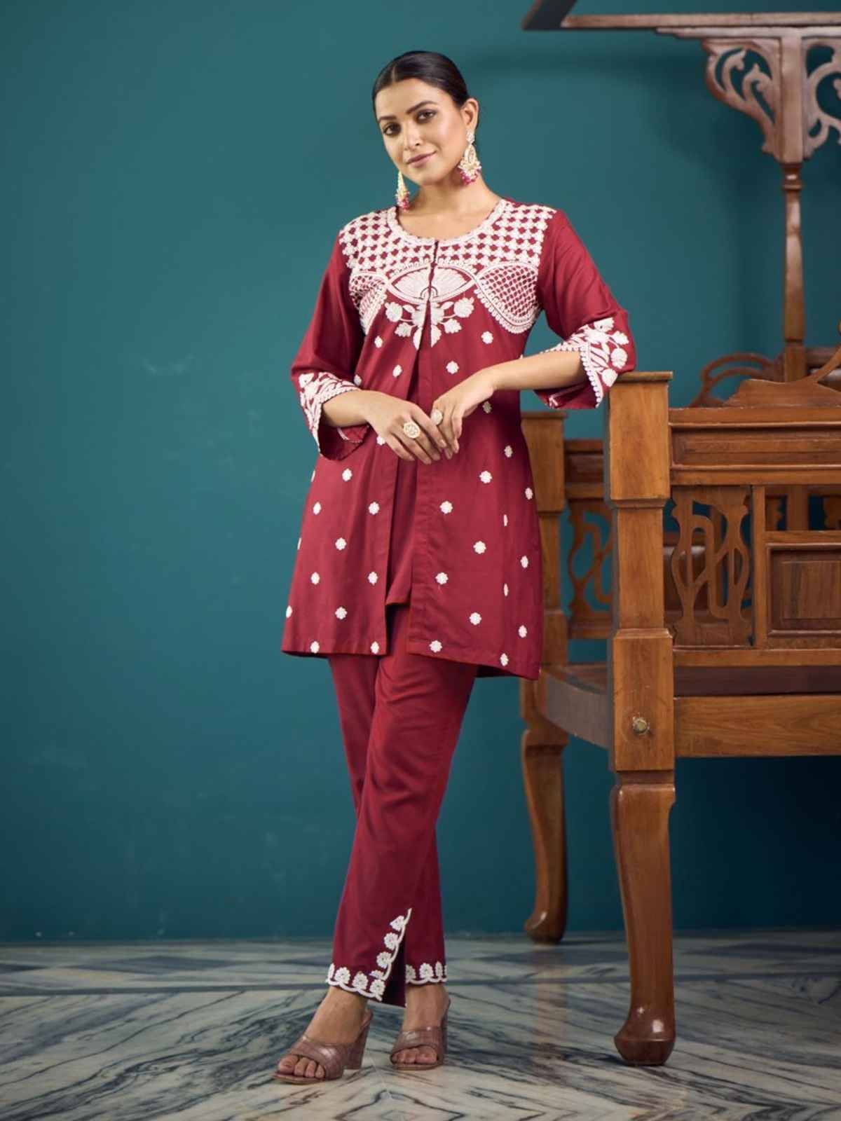 Co-Ord Vol-3 By Myami Designer 01 To 06 Series Designer Stylish Fancy Colorful Beautiful Party Wear & Ethnic Wear Collection Rayon Tops With Bottom At Wholesale Price