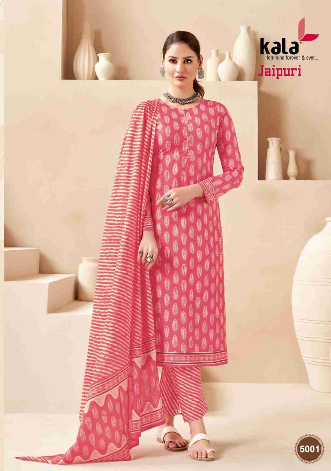 Jaipuri Vol-3 By Kala 5001 To 5012 Series Beautiful Suits Colorful Stylish Fancy Casual Wear & Ethnic Wear Pure Cotton Print Dresses At Wholesale Price