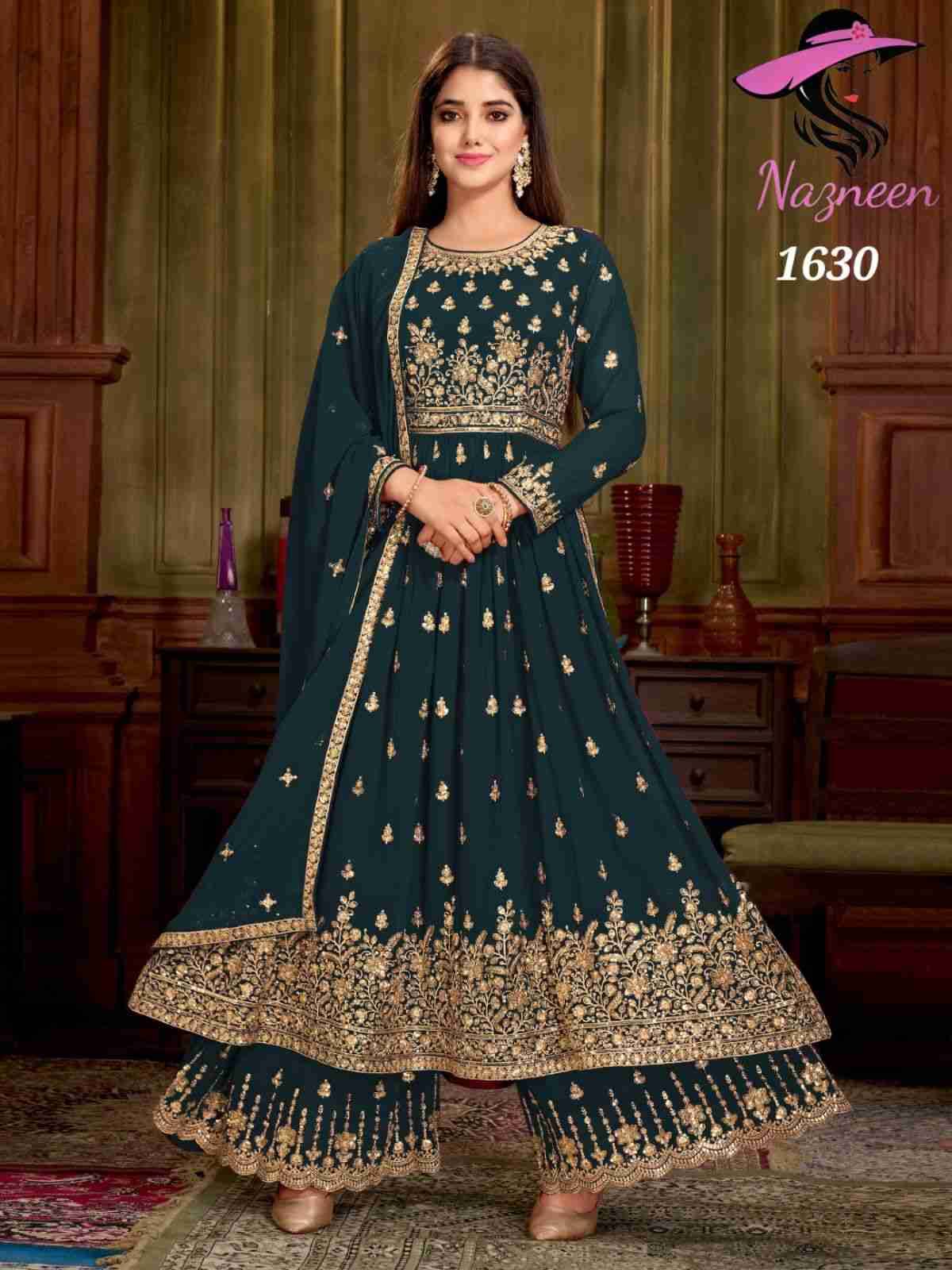 Shehnaai By Nazneen 1630 To 1633 Series Sharara Suits Beautiful Fancy Colorful Stylish Party Wear & Occasional Wear Georgette With Embroidery Dresses At Wholesale Price