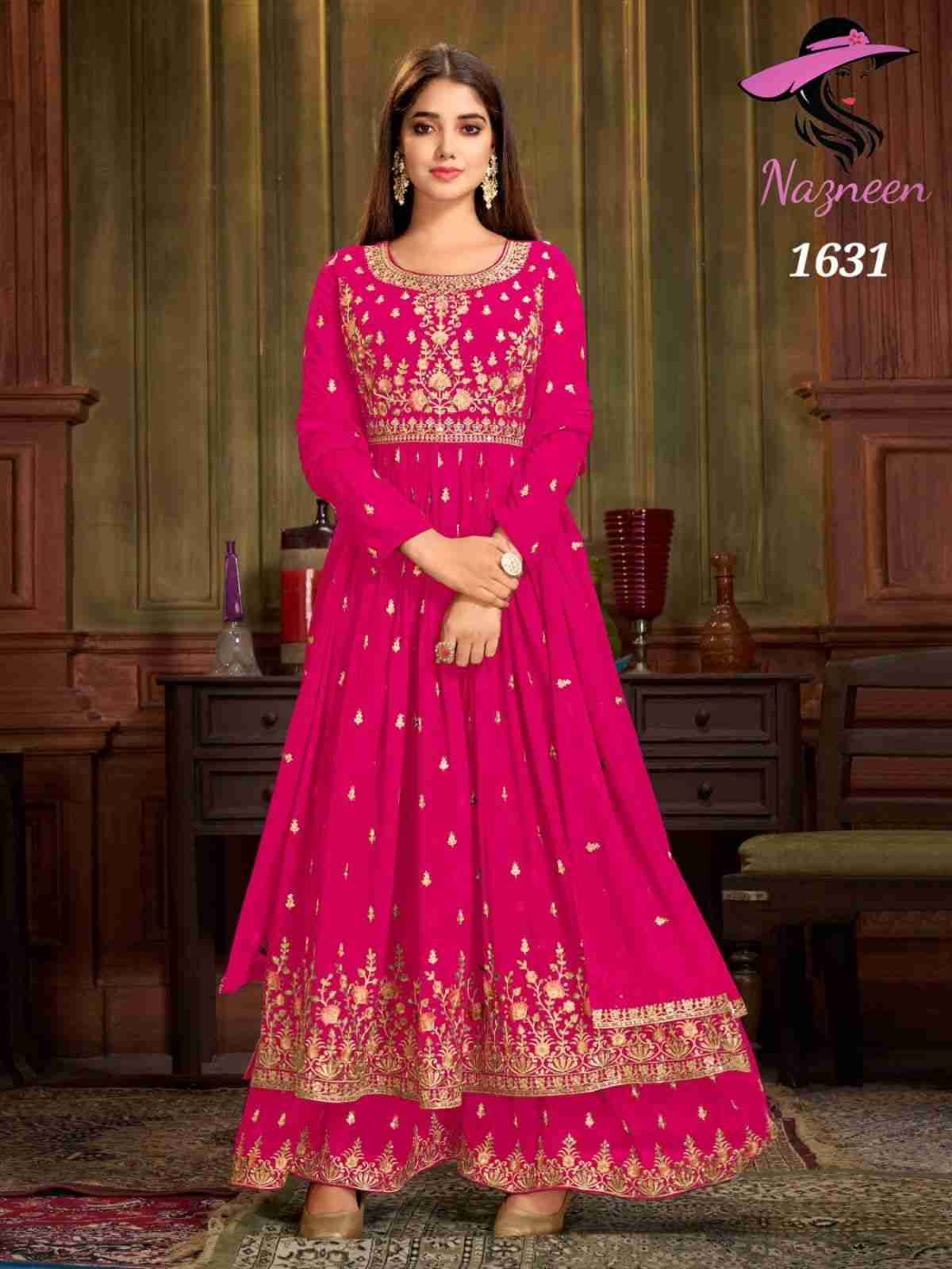 Shehnaai By Nazneen 1630 To 1633 Series Sharara Suits Beautiful Fancy Colorful Stylish Party Wear & Occasional Wear Georgette With Embroidery Dresses At Wholesale Price