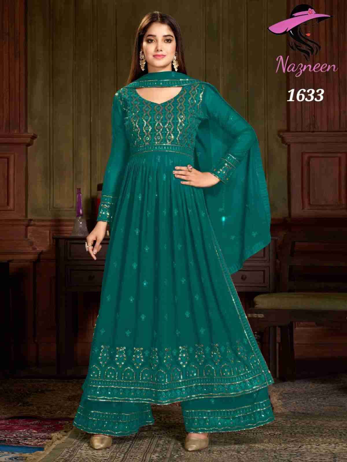 Shehnaai By Nazneen 1630 To 1633 Series Sharara Suits Beautiful Fancy Colorful Stylish Party Wear & Occasional Wear Georgette With Embroidery Dresses At Wholesale Price