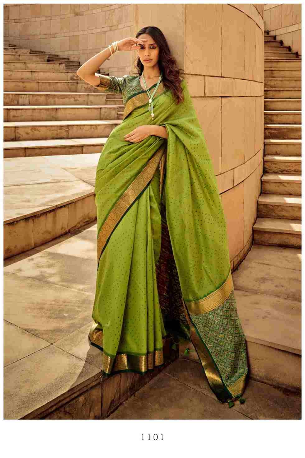 Narchy Silk By Fashid Wholesale 1101 To 1106 Series Indian Traditional Wear Collection Beautiful Stylish Fancy Colorful Party Wear & Occasional Wear Handloom Silk Sarees At Wholesale Price