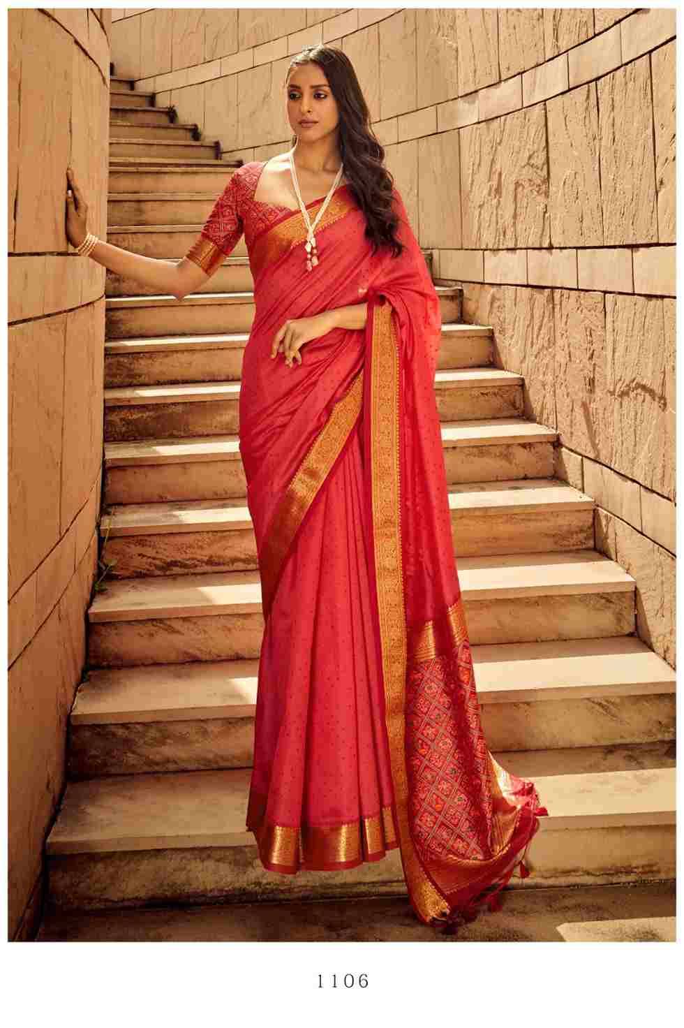 Narchy Silk By Fashid Wholesale 1101 To 1106 Series Indian Traditional Wear Collection Beautiful Stylish Fancy Colorful Party Wear & Occasional Wear Handloom Silk Sarees At Wholesale Price