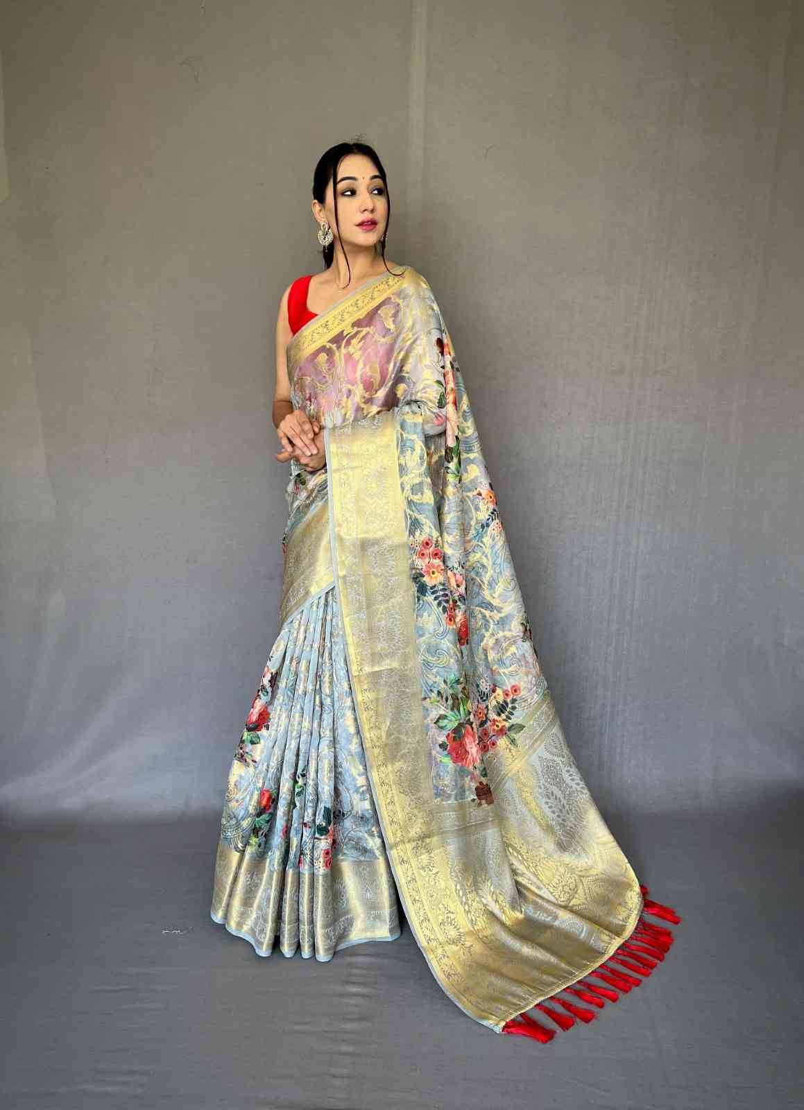 Anokhi Digital Vol-3 By Fashid Wholesale 01 To 10 Series Indian Traditional Wear Collection Beautiful Stylish Fancy Colorful Party Wear & Occasional Wear Organza Sarees At Wholesale Price