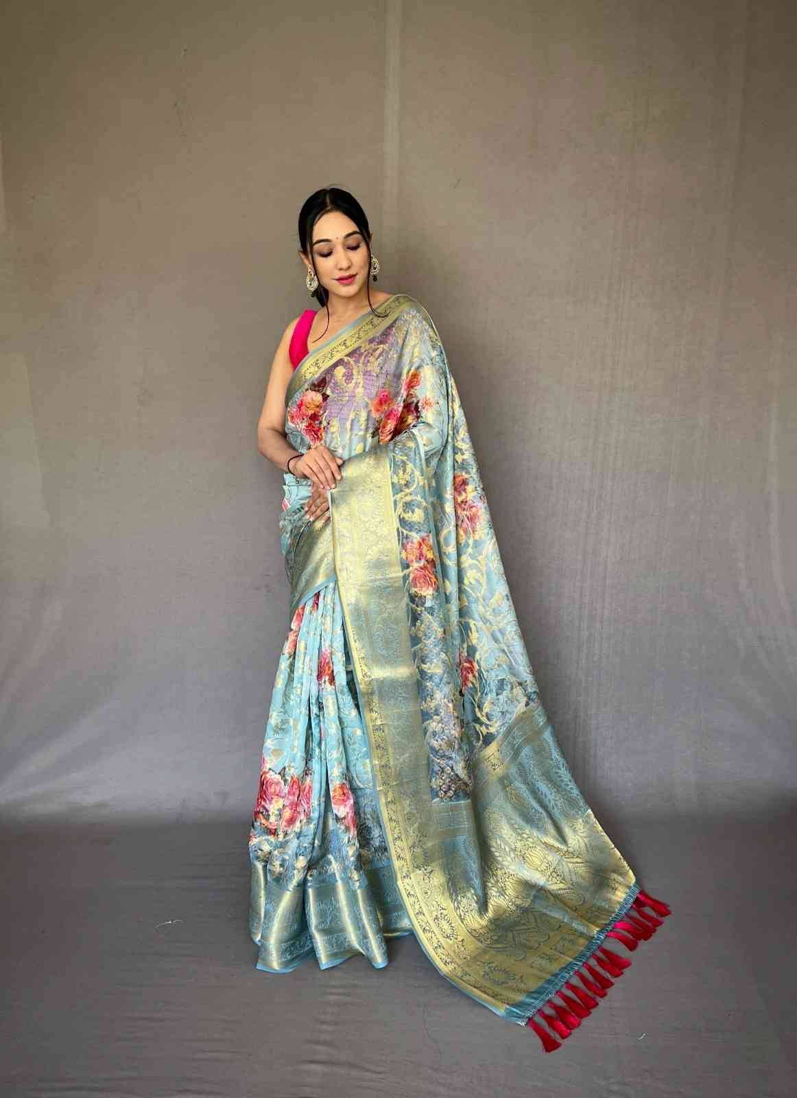 Anokhi Digital Vol-3 By Fashid Wholesale 01 To 10 Series Indian Traditional Wear Collection Beautiful Stylish Fancy Colorful Party Wear & Occasional Wear Organza Sarees At Wholesale Price