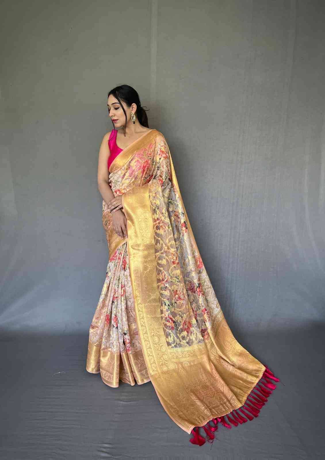 Anokhi Digital Vol-3 By Fashid Wholesale 01 To 10 Series Indian Traditional Wear Collection Beautiful Stylish Fancy Colorful Party Wear & Occasional Wear Organza Sarees At Wholesale Price