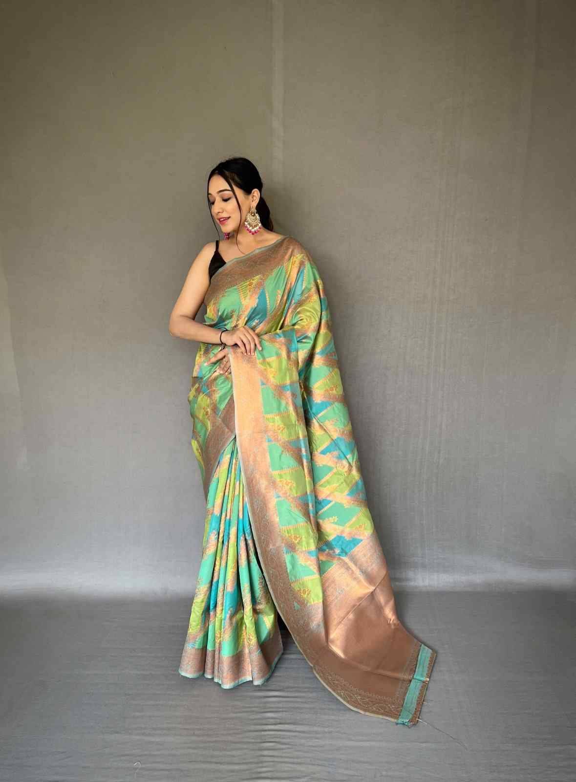Indrani By Fashid Wholesale 01 To 07 Series Indian Traditional Wear Collection Beautiful Stylish Fancy Colorful Party Wear & Occasional Wear Pure Tissue Silk Sarees At Wholesale Price
