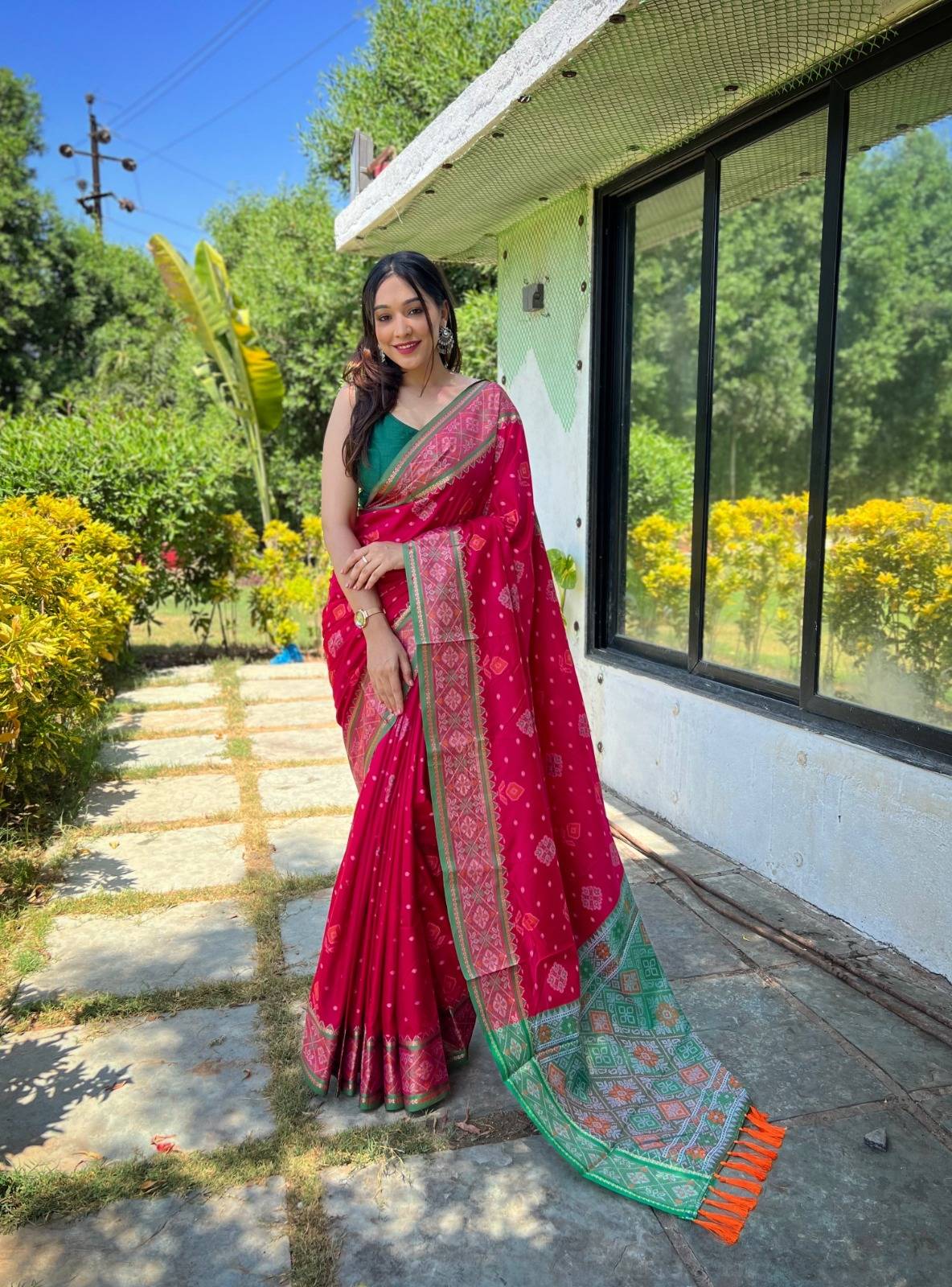 Rangeen Patola Vol-2 By Fashid Wholesale 01 To 07 Series Indian Traditional Wear Collection Beautiful Stylish Fancy Colorful Party Wear & Occasional Wear Pure Silk Sarees At Wholesale Price