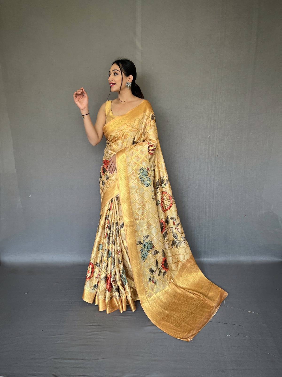 Muslin Checks By Fashid Wholesale 01 To 04 Series Indian Traditional Wear Collection Beautiful Stylish Fancy Colorful Party Wear & Occasional Wear Pure Muslin Silk Sarees At Wholesale Price