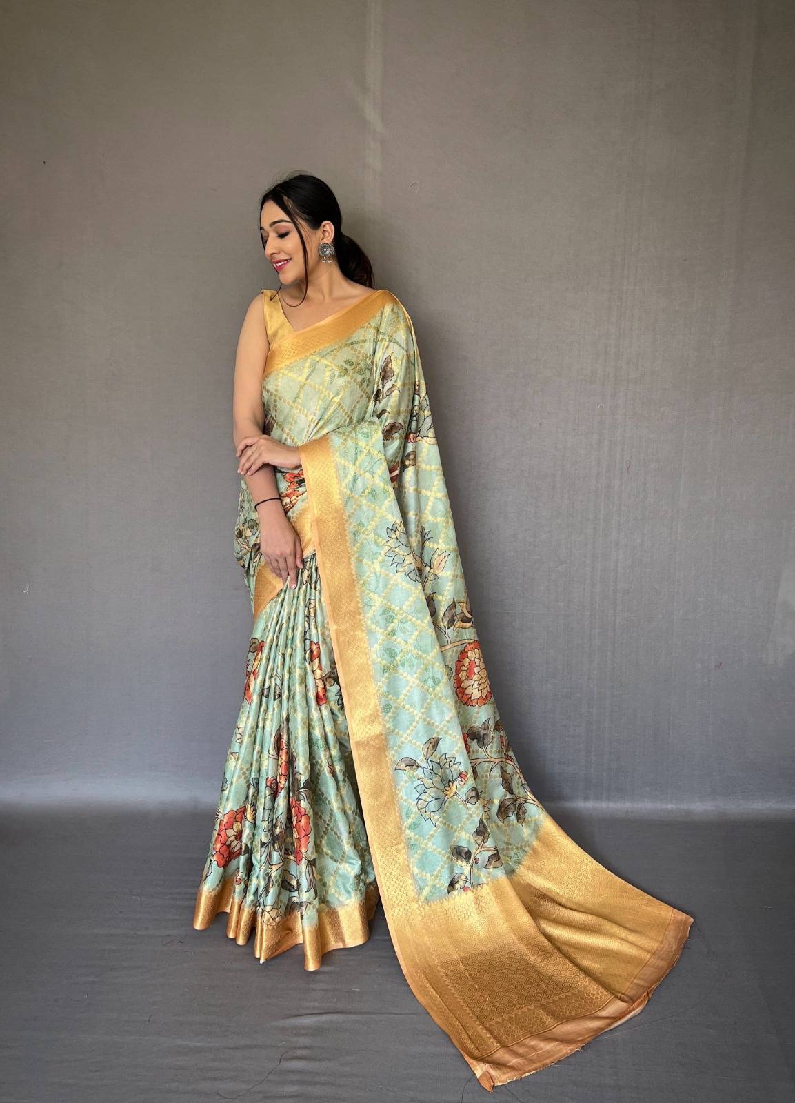 Muslin Checks By Fashid Wholesale 01 To 04 Series Indian Traditional Wear Collection Beautiful Stylish Fancy Colorful Party Wear & Occasional Wear Pure Muslin Silk Sarees At Wholesale Price