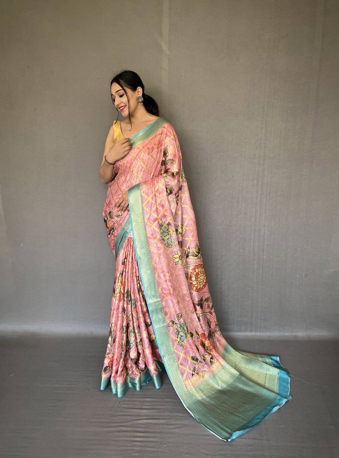 Muslin Checks By Fashid Wholesale 01 To 04 Series Indian Traditional Wear Collection Beautiful Stylish Fancy Colorful Party Wear & Occasional Wear Pure Muslin Silk Sarees At Wholesale Price