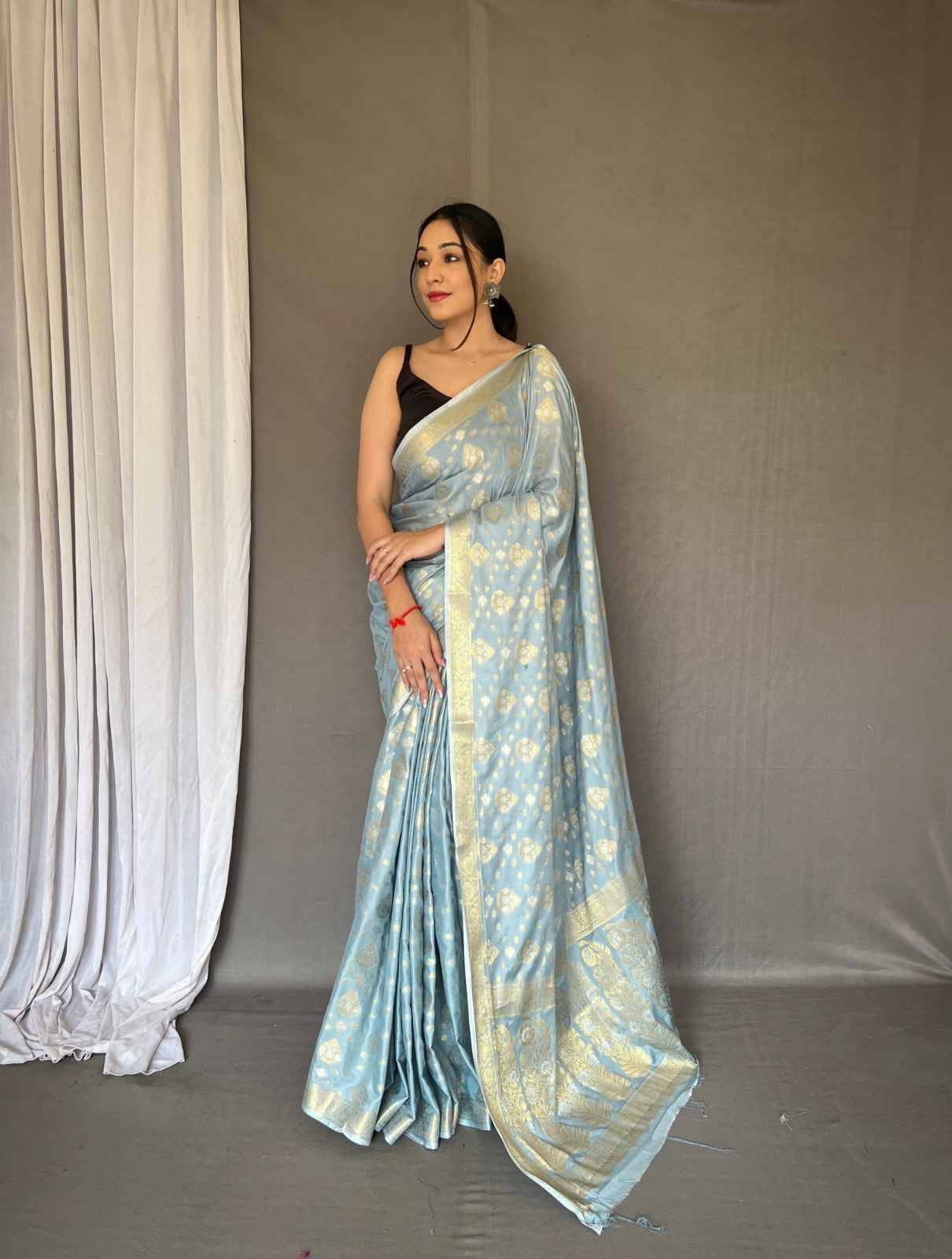 Hasti By Fashid Wholesale 01 To 05 Series Indian Traditional Wear Collection Beautiful Stylish Fancy Colorful Party Wear & Occasional Wear Pure Muslin Silk Sarees At Wholesale Price