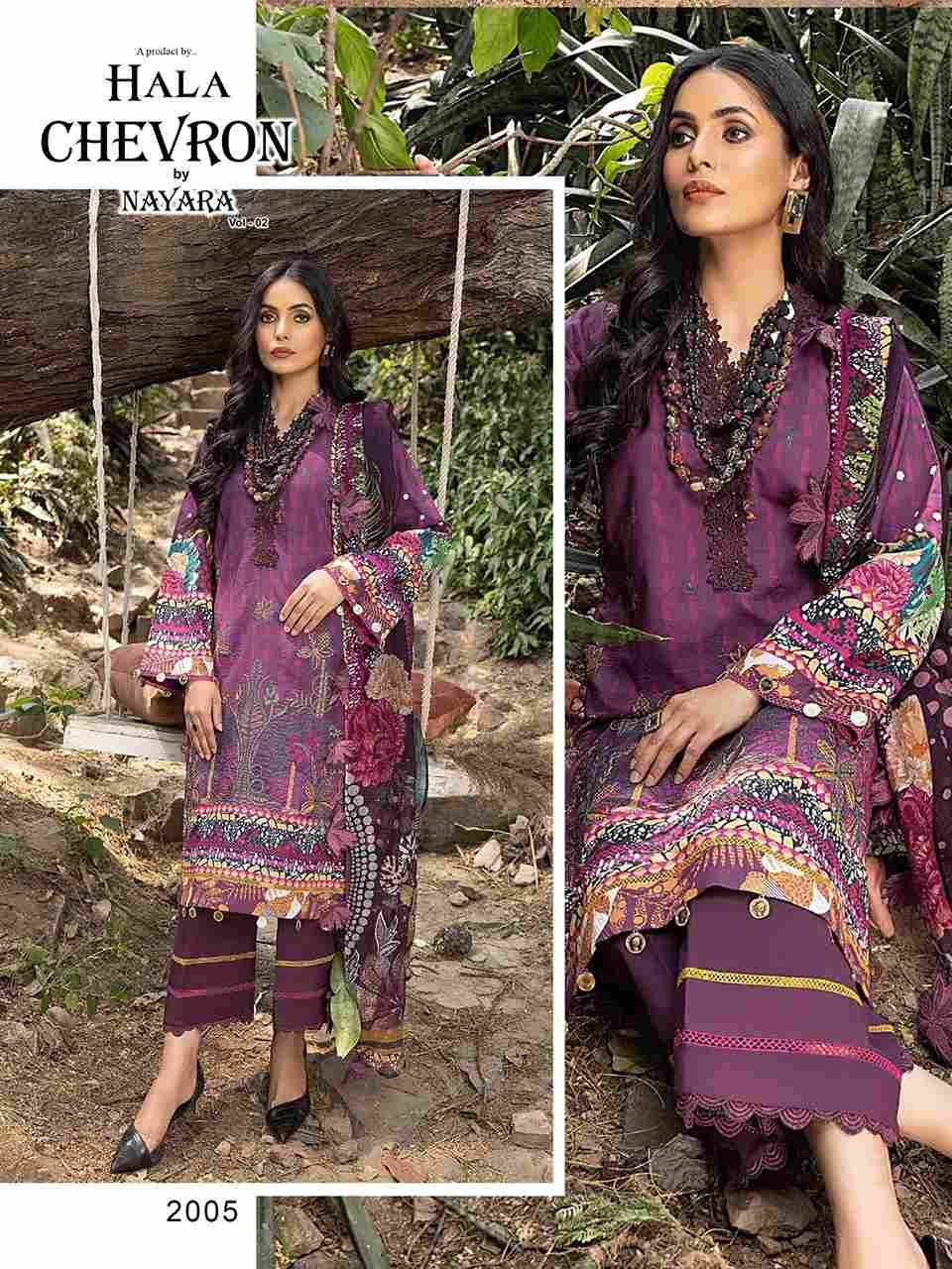 Chevron Vol-2 By Hala 2001 To 2006 Series Beautiful Festive Suits Colorful Stylish Fancy Casual Wear & Ethnic Wear Pure Cotton Print Dresses At Wholesale Price