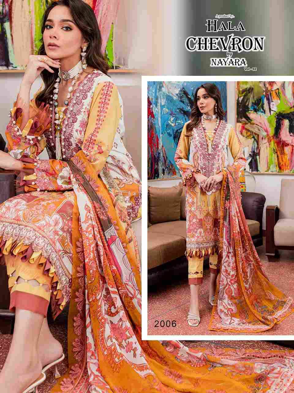 Chevron Vol-2 By Hala 2001 To 2006 Series Beautiful Festive Suits Colorful Stylish Fancy Casual Wear & Ethnic Wear Pure Cotton Print Dresses At Wholesale Price