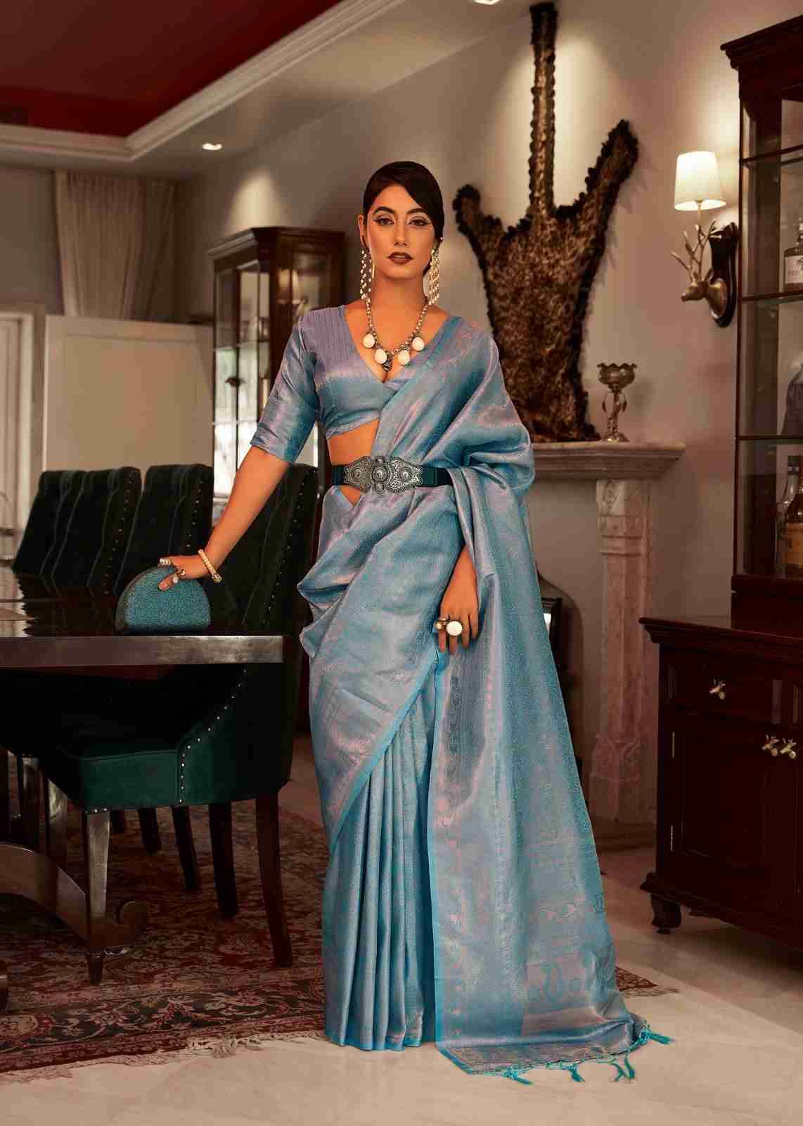 Sambhavi Silk By Rajpath 152001 To 152006 Series Indian Traditional Wear Collection Beautiful Stylish Fancy Colorful Party Wear & Occasional Wear Satin Silk Sarees At Wholesale Price