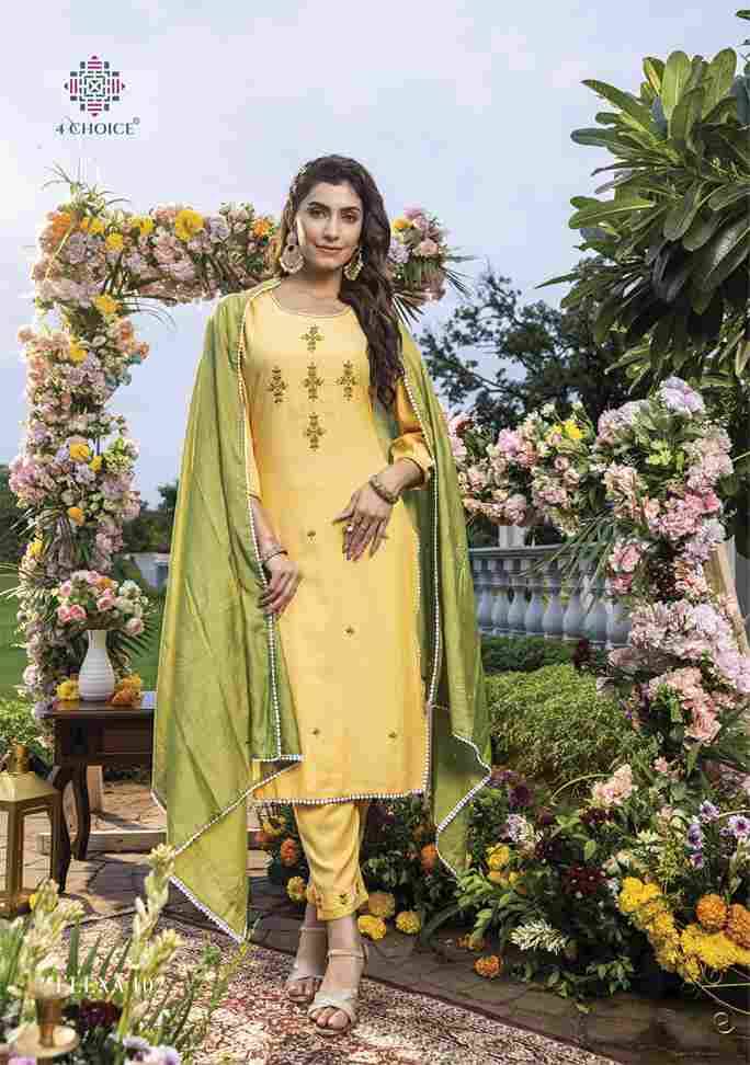 Elexa By 4 Choice 101 To 108 Series Beautiful Stylish Festive Suits Fancy Colorful Casual Wear & Ethnic Wear & Ready To Wear Pure Viscose Dresses At Wholesale Price