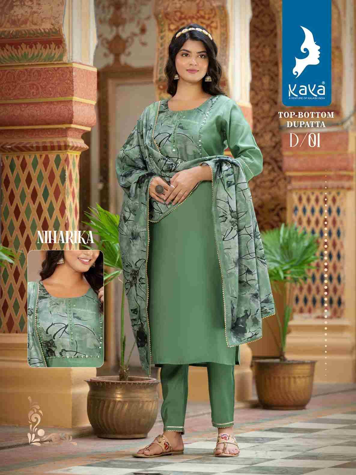 Niharika By Kaya 01 To 06 Series Beautiful Festive Suits Colorful Stylish Fancy Casual Wear & Ethnic Wear Roman Silk Dresses At Wholesale Price
