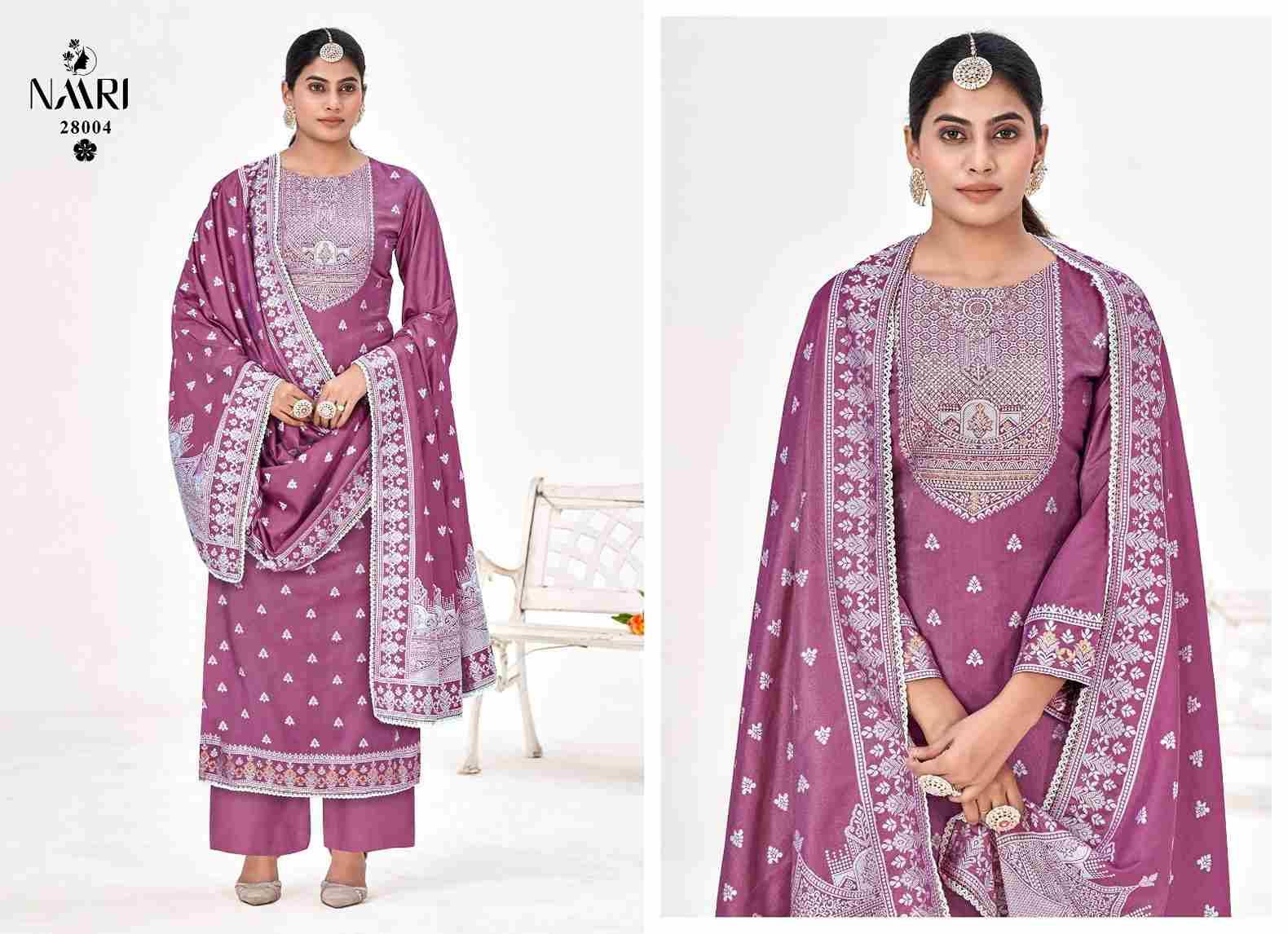 Kritika Vol-2 By Naari 28001 To 28004 Series Beautiful Festive Suits Colorful Stylish Fancy Casual Wear & Ethnic Wear Pure Muslin Jacquard Dresses At Wholesale Price
