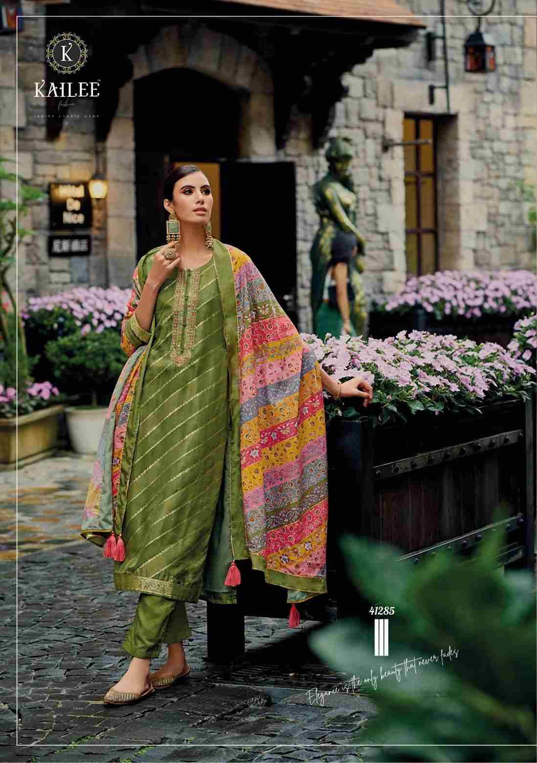Pearl By Kailee 41281 To 41286 Series Beautiful Festive Suits Colorful Stylish Fancy Casual Wear & Ethnic Wear Pure Viscose Silk Dresses At Wholesale Price