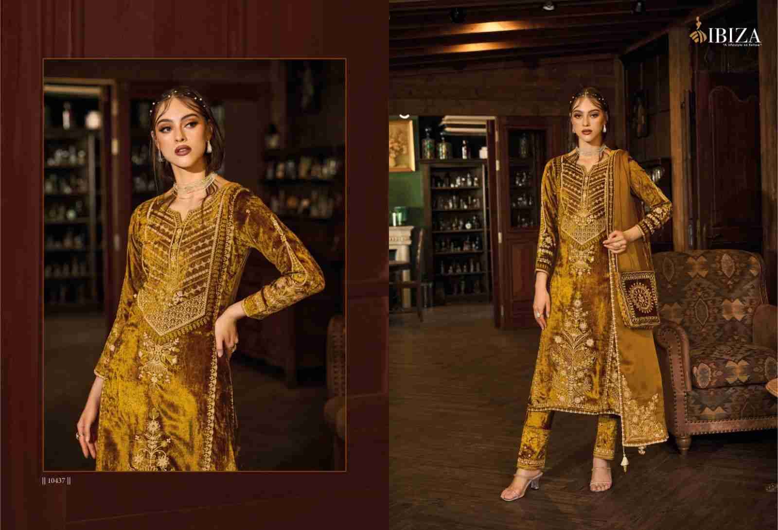 Zairah By Ibiza 10435 To 10442 Series Beautiful Festive Suits Colorful Stylish Fancy Casual Wear & Ethnic Wear Pure Viscose Velvet Dresses At Wholesale Price