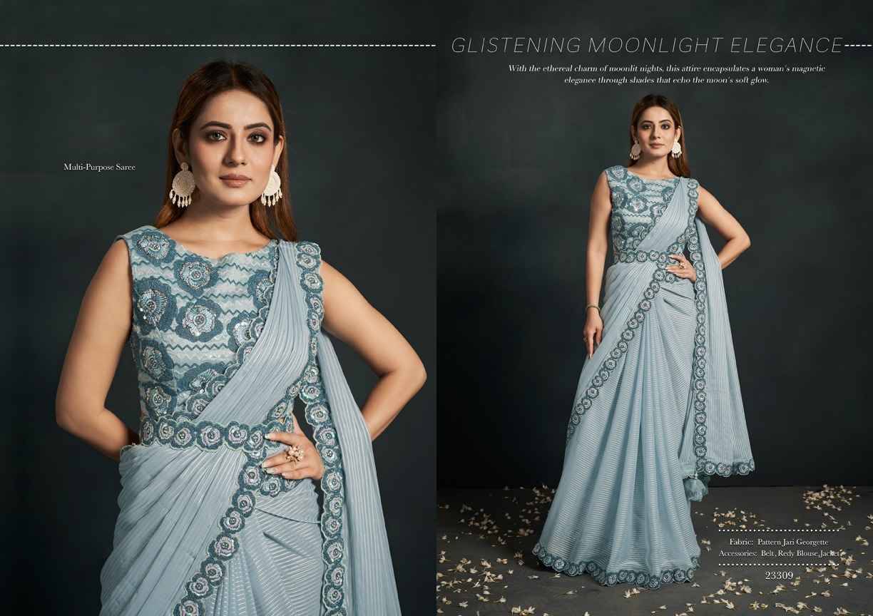 Enigma By Mohmanthan 23301 To 23313 Series Indian Traditional Wear Collection Beautiful Stylish Fancy Colorful Party Wear & Occasional Wear Fancy Sarees At Wholesale Price