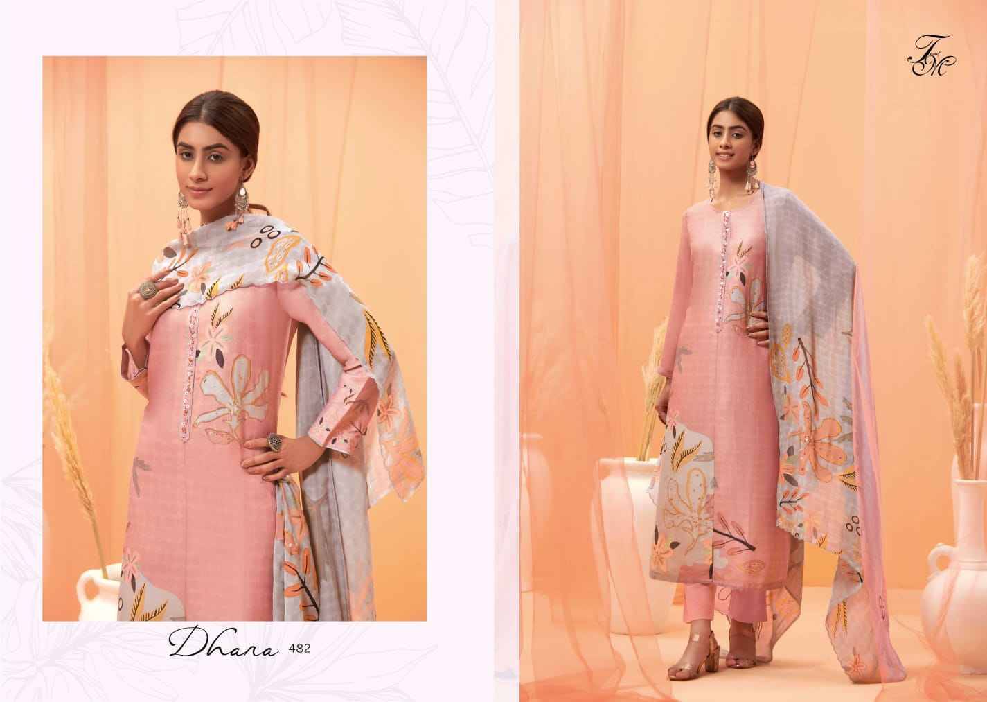 Dhara By T And M Designer Studio Beautiful Stylish Festive Suits Fancy Colorful Casual Wear & Ethnic Wear & Ready To Wear Viscose Digital Print Dresses At Wholesale Price