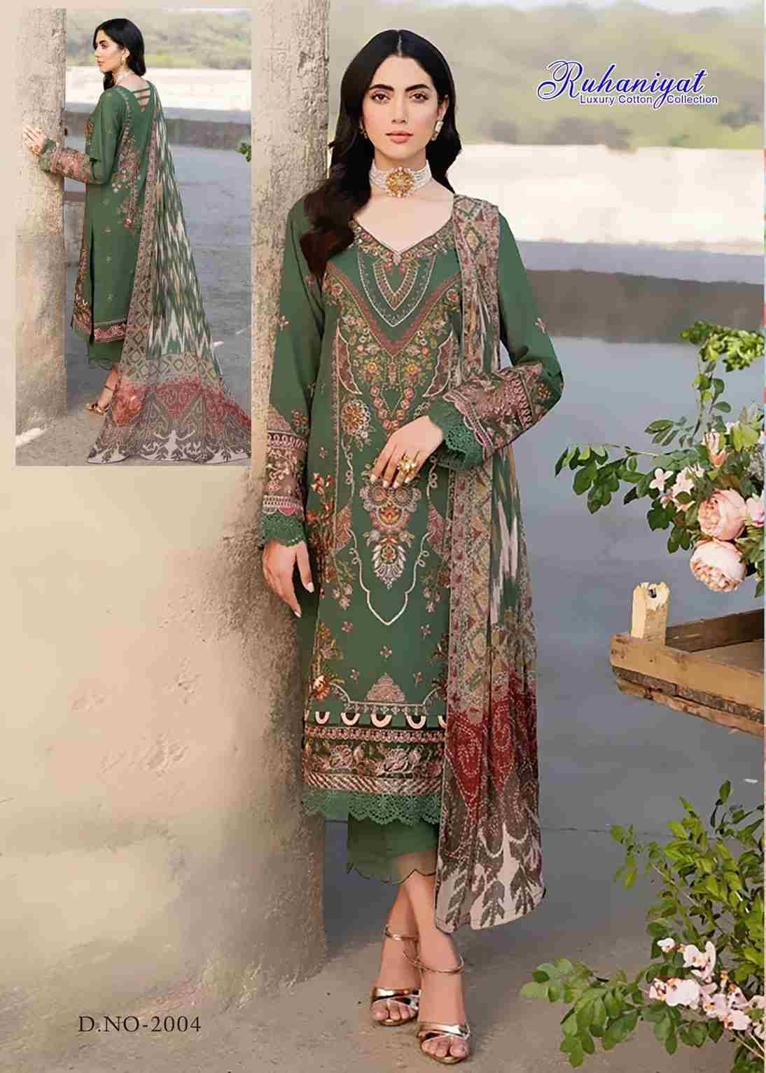 Ruhaniyat Vol-2 By Fashid Wholesale 2001 To 2006 Series Beautiful Stylish Suits Fancy Colorful Casual Wear & Ethnic Wear & Ready To Wear Pure Cotton Printed Dresses At Wholesale Price