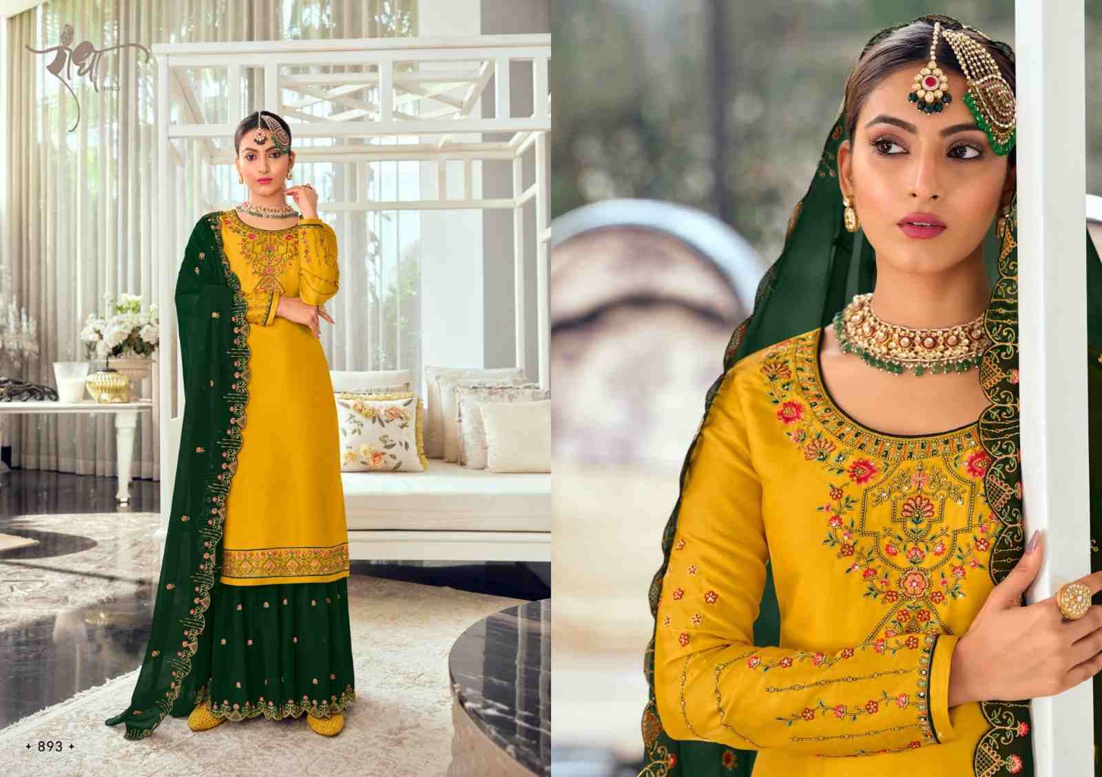 Kasturi Vol-2 By Radha Trendz 861 To 864 Series Beautiful Sharara Suits Colorful Stylish Fancy Casual Wear & Ethnic Wear Silk Georgette Embroidery Dresses At Wholesale Price