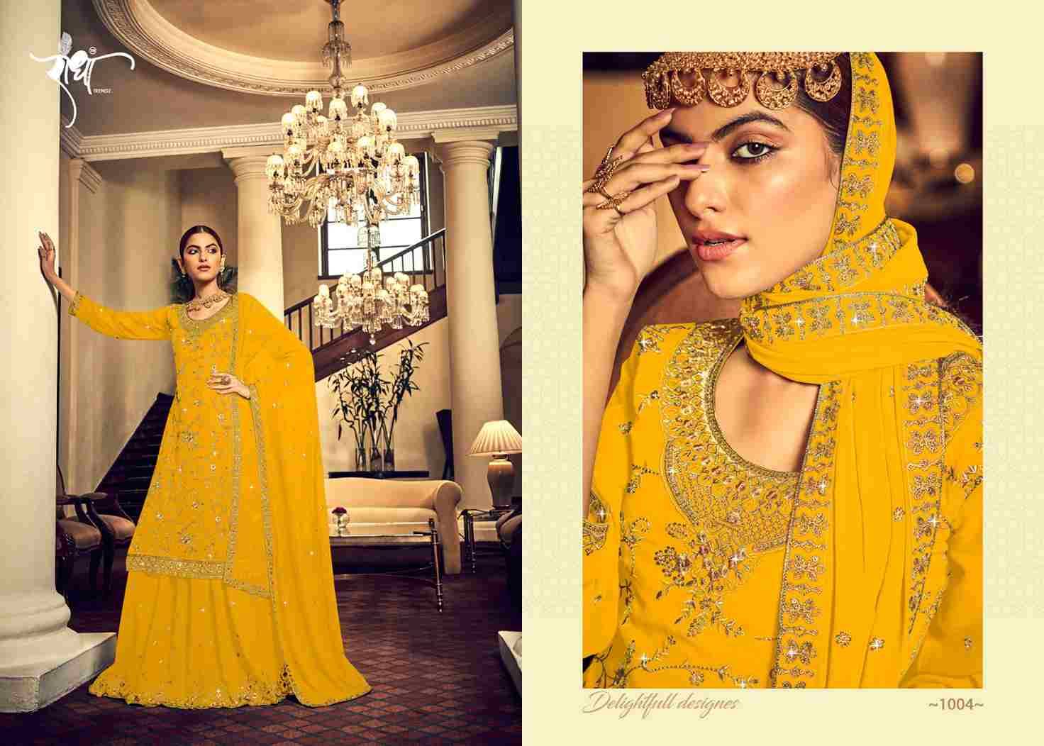 Afreen Nx By Radha Trendz 1001 To 1005 Series Beautiful Stylish Suits Fancy Colorful Casual Wear & Ethnic Wear & Ready To Wear Georgette Embroidered Dresses At Wholesale Price
