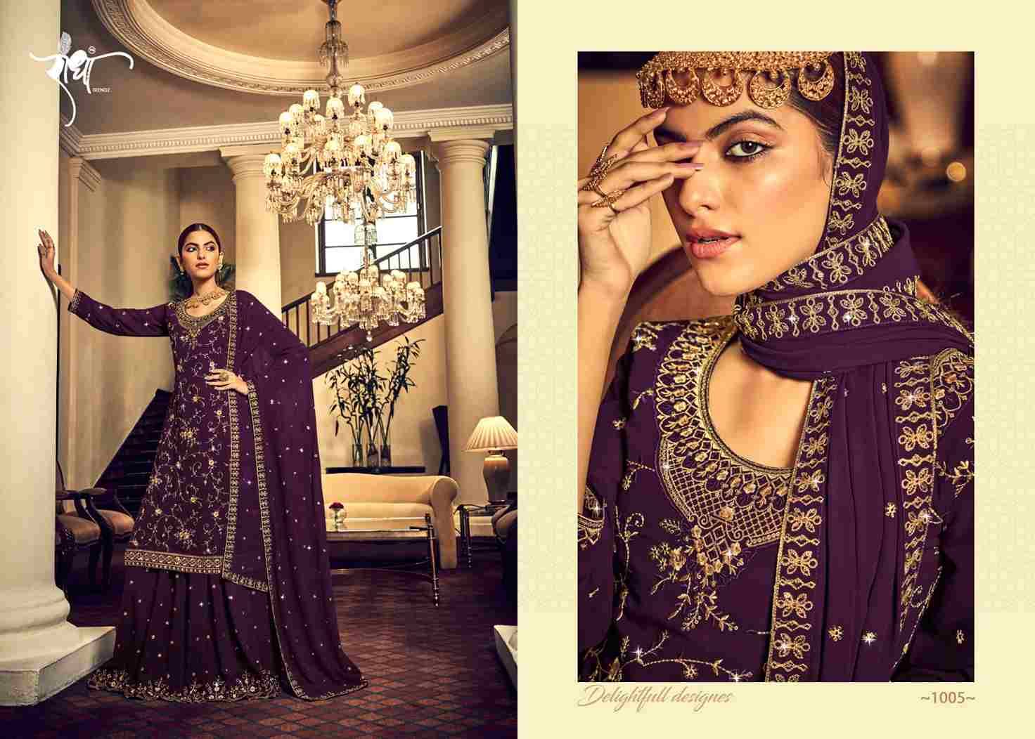 Afreen Nx By Radha Trendz 1001 To 1005 Series Beautiful Stylish Suits Fancy Colorful Casual Wear & Ethnic Wear & Ready To Wear Georgette Embroidered Dresses At Wholesale Price