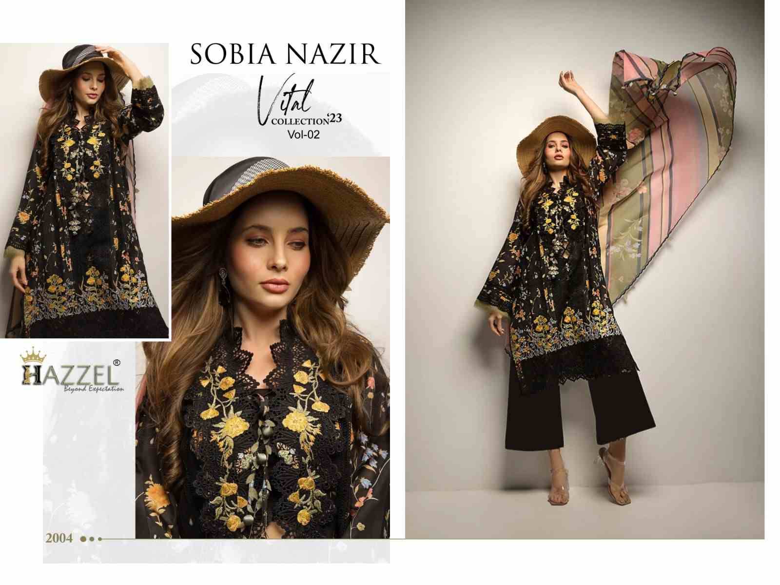 Sobia Nazir Vol-2 By Hazzel 2001 To 2004 Series Beautiful Pakistani Suits Colorful Stylish Fancy Casual Wear & Ethnic Wear Cotton Print With Work Dresses At Wholesale Price