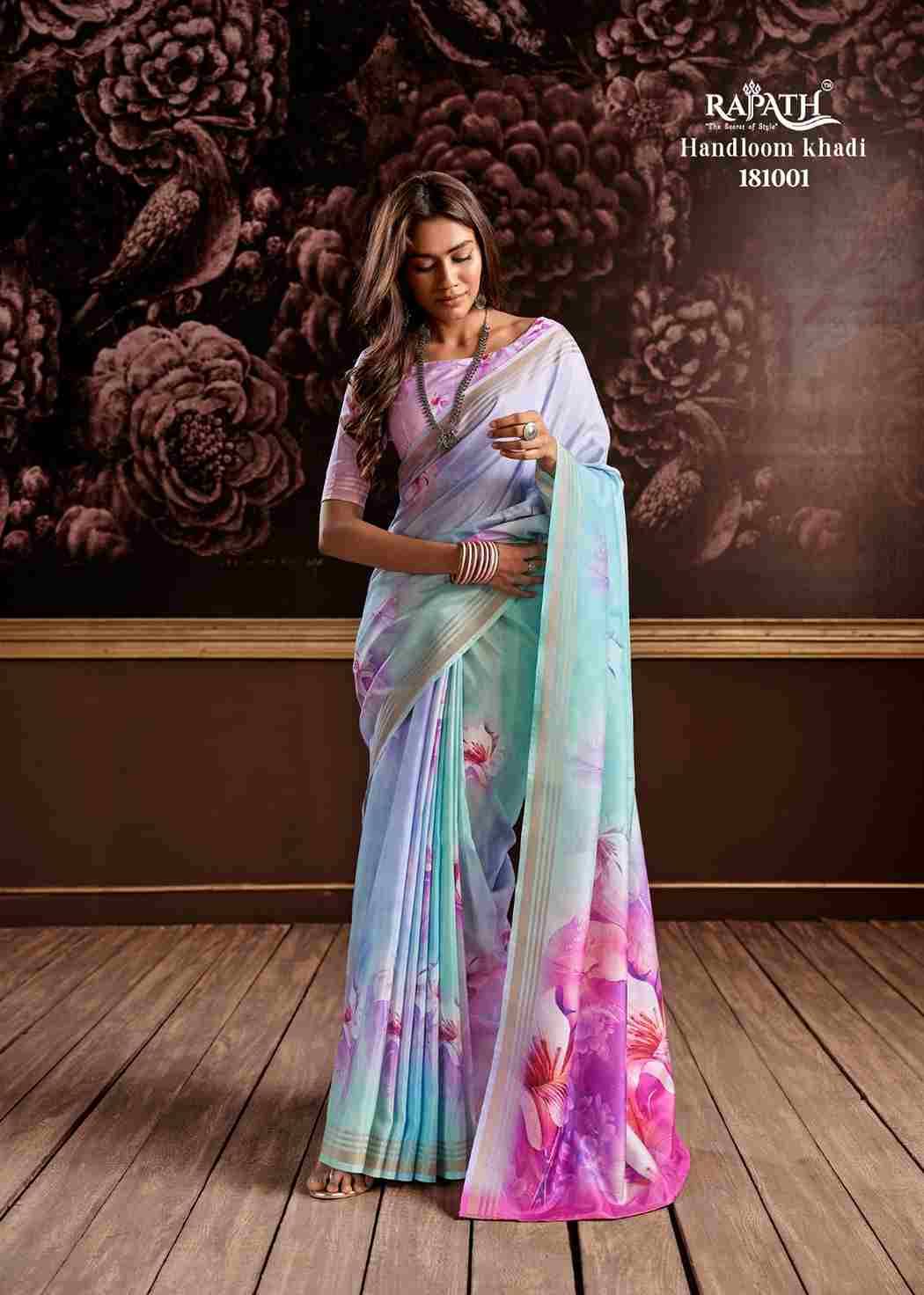 Gangotri Silk By Rajpath 181001 To 181010 Series Indian Traditional Wear Collection Beautiful Stylish Fancy Colorful Party Wear & Occasional Wear Pure Handloom Silk Sarees At Wholesale Price