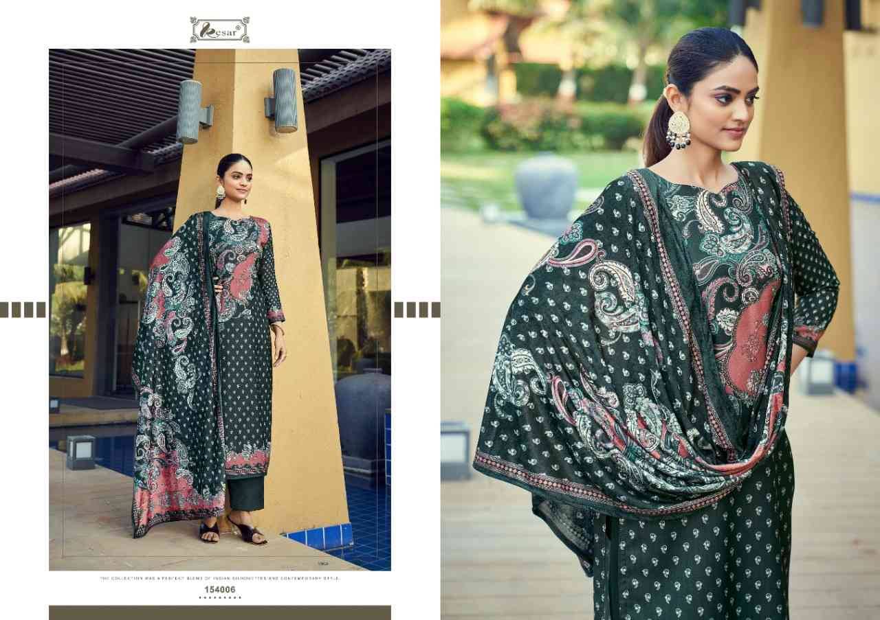 Afsana By Kesar 154001 To 154006 Series Beautiful Stylish Festive Suits Fancy Colorful Casual Wear & Ethnic Wear & Ready To Wear Pure Pashmina Print With Work Dresses At Wholesale Price