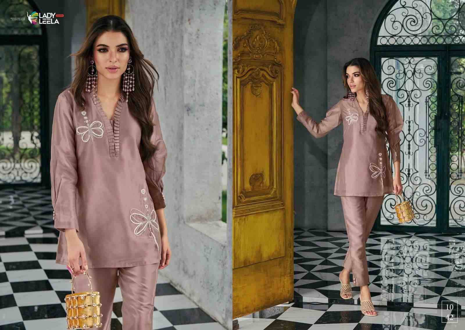 Marbles By Lady Leela 1041 To 1045 Series Designer Stylish Fancy Colorful Beautiful Party Wear & Ethnic Wear Collection Viscose Organza Co-Ord At Wholesale Price