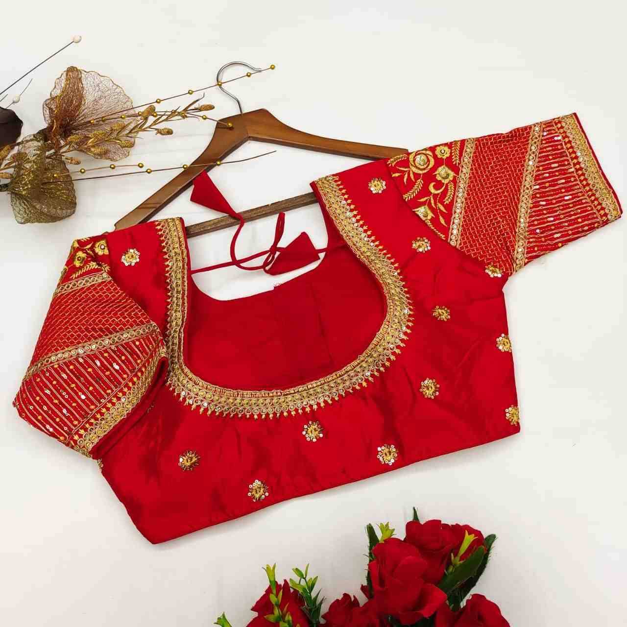 Chhavi By Kaamiri 01 To 12 Series Beautiful Stylish Fancy Colorful Casual Wear & Ethnic Wear Mono Bangalori Blouse At Wholesale Price