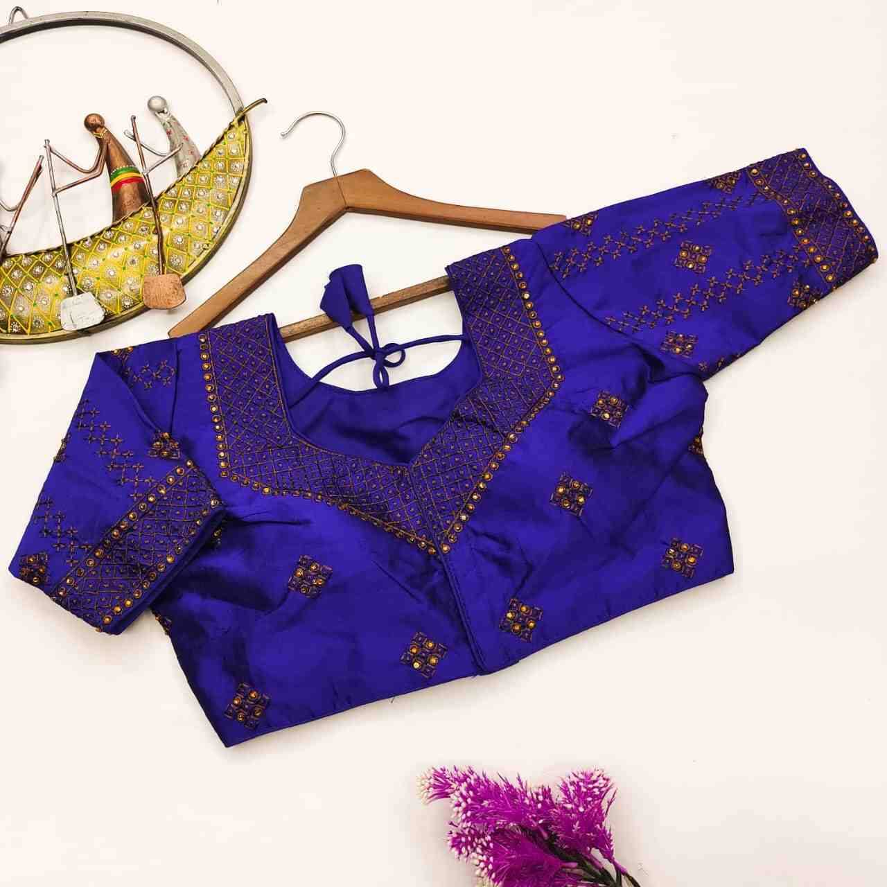 Dhriti By Kaamiri 01 To 10 Series Beautiful Stylish Fancy Colorful Casual Wear & Ethnic Wear Fancy Blouse At Wholesale Price