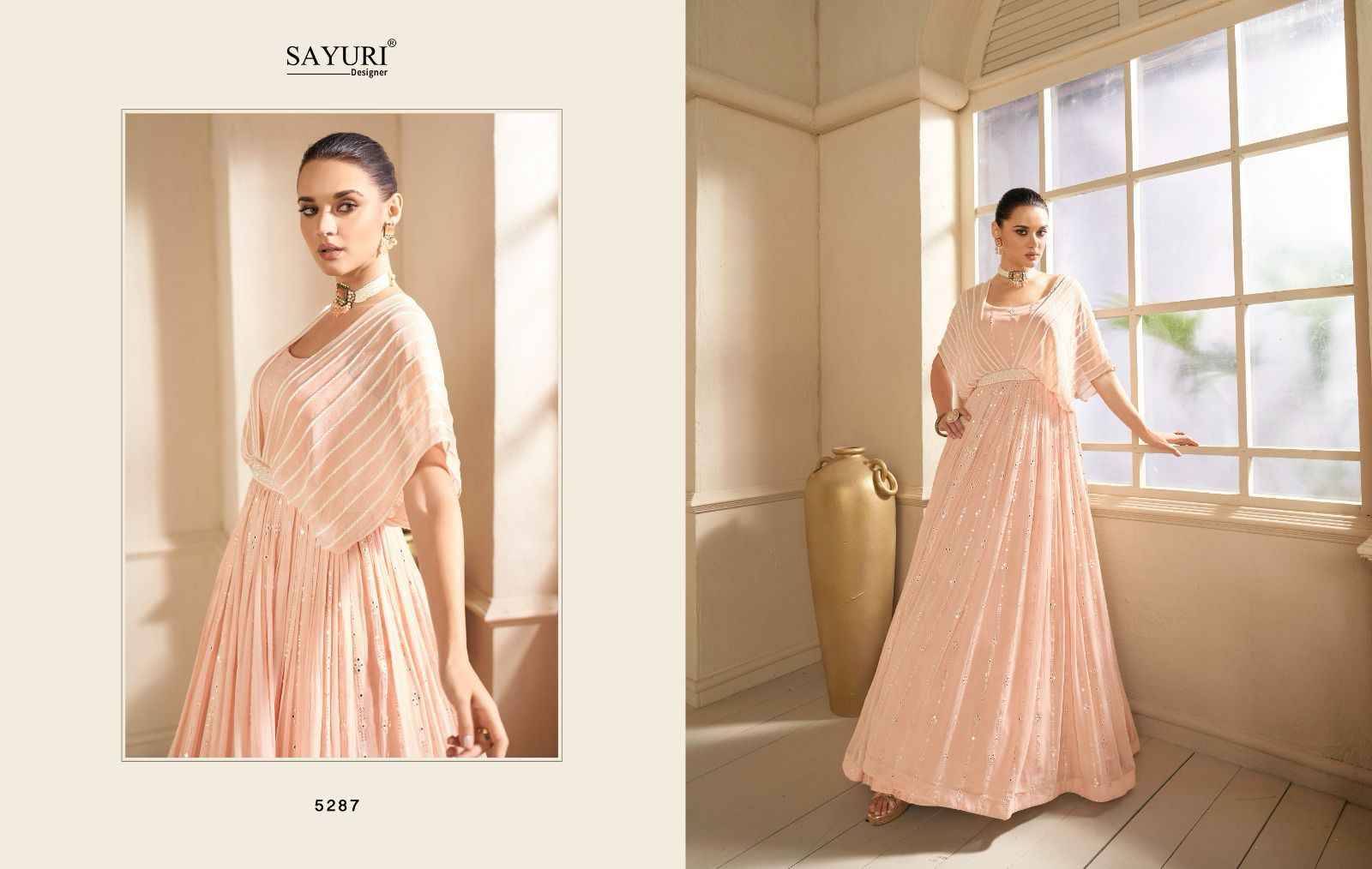 Vasansi By Sayuri 5286 To 5288 Series Festive Wear Collection Beautiful Stylish Colorful Fancy Party Wear & Occasional Wear Silk/Georgette Lehengas At Wholesale Price