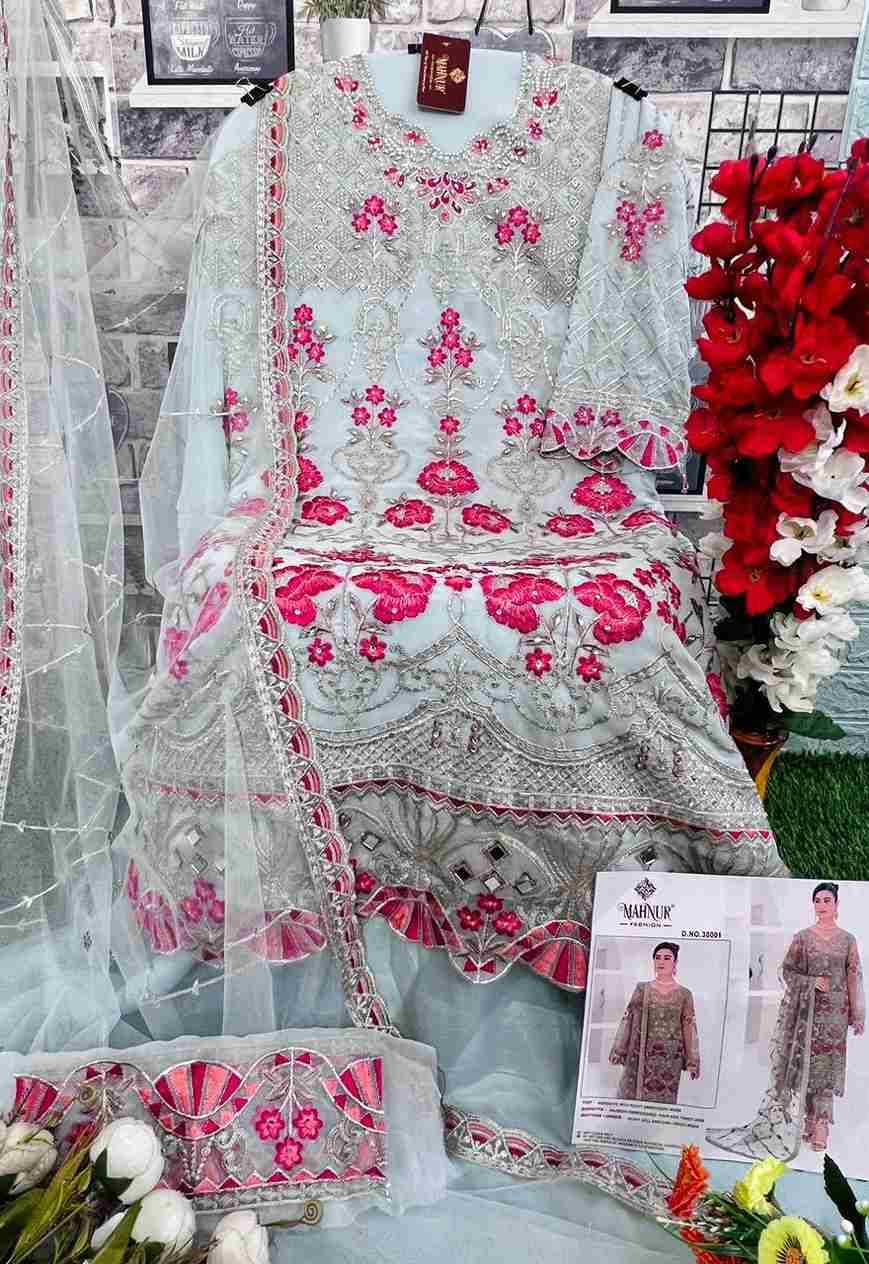 Mahnur Vol-30 By Mahnur Fashion 30001 To 30002 Series Beautiful Pakistani Suits Colorful Stylish Fancy Casual Wear & Ethnic Wear Georgette Embroidered Dresses At Wholesale Price