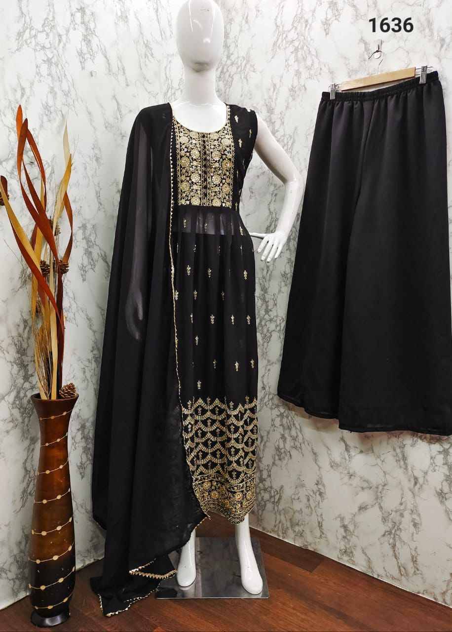 Paradise By Nazneen 1634 To 1638 Series Beautiful Festive Suits Colorful Stylish Fancy Casual Wear & Ethnic Wear Heavy Georgette Dresses At Wholesale Price