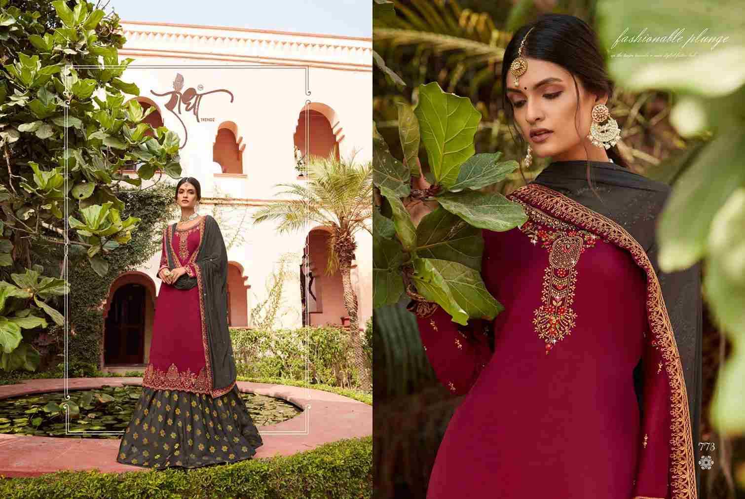 Sardarni Vol-2 By Radha Trendz 771 To 775 Series Beautiful Stylish Festive Suits Fancy Colorful Casual Wear & Ethnic Wear & Ready To Wear Georgette Satin Dresses At Wholesale Price