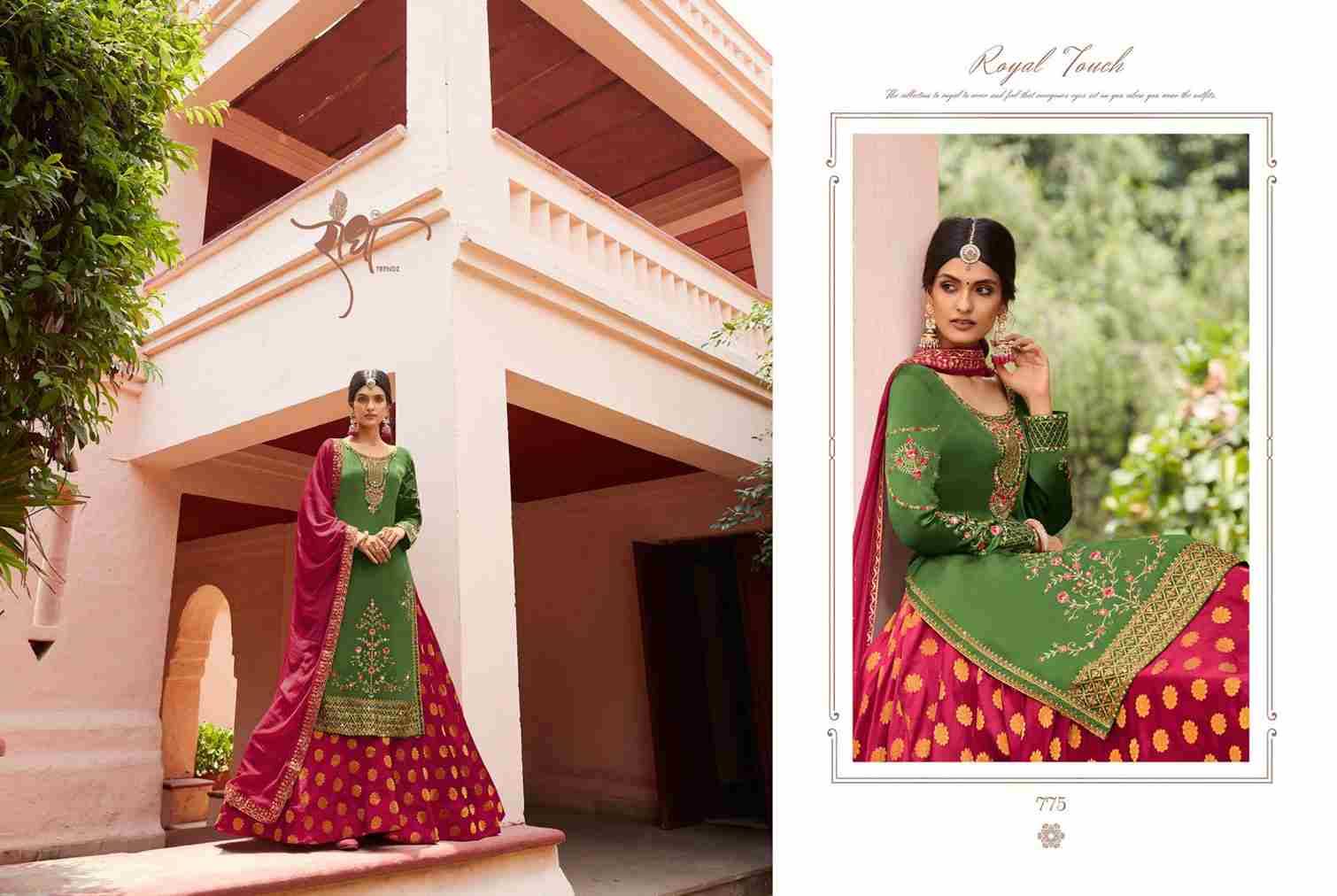 Sardarni Vol-2 By Radha Trendz 771 To 775 Series Beautiful Stylish Festive Suits Fancy Colorful Casual Wear & Ethnic Wear & Ready To Wear Georgette Satin Dresses At Wholesale Price